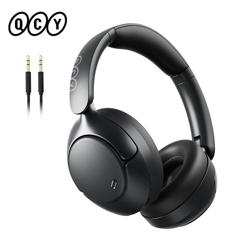 QCY H3 Pro ANC Wireless Headphone 50dB Noise Canceling Hi-Res Headset Earphone