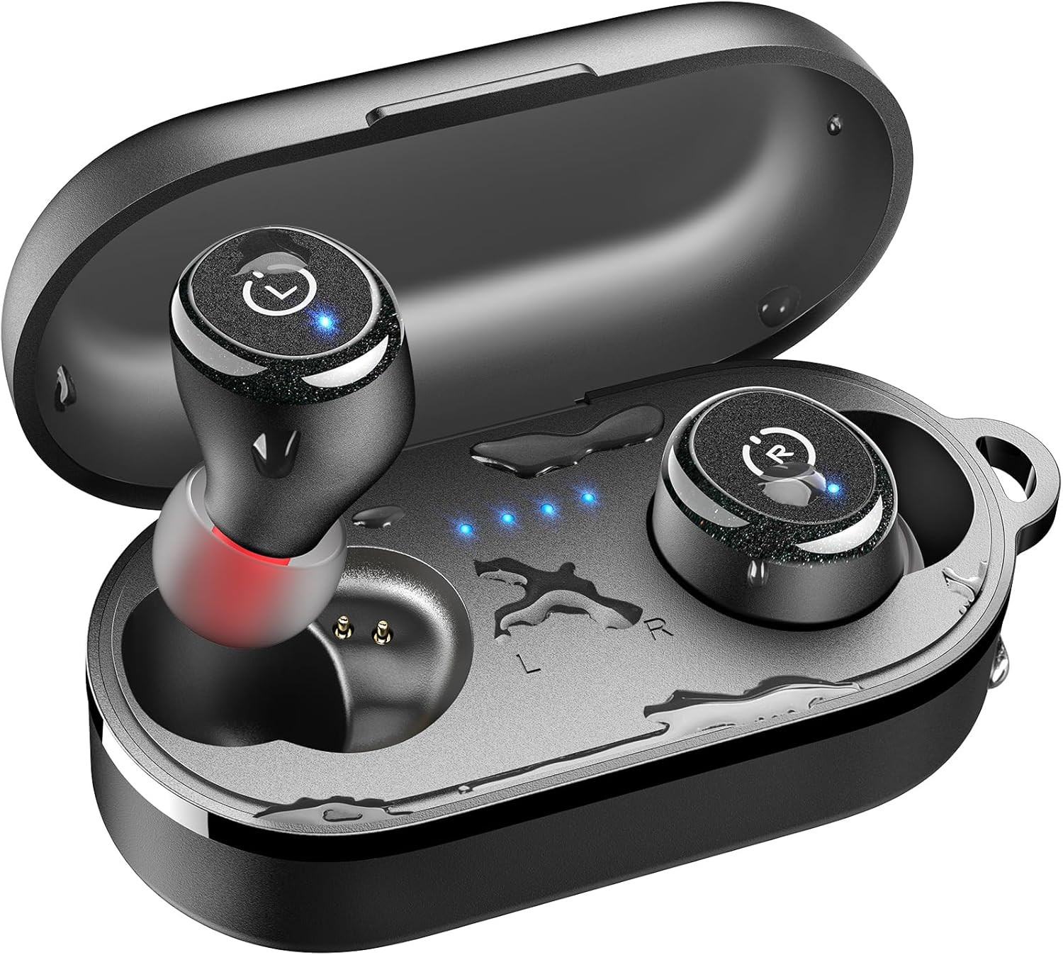 T10 Wireless Earbuds Bluetooth 5.3 Headphones, App Customize EQ, Ergonomic Desig