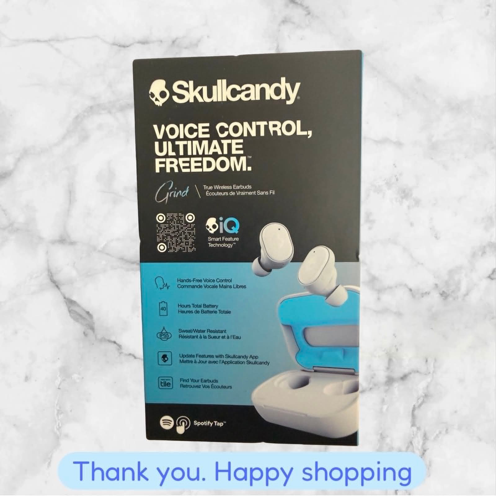 SKullcandy Voice Control Ultimate Fredom CANDY Wireless Earbuds NEW SHIPPING