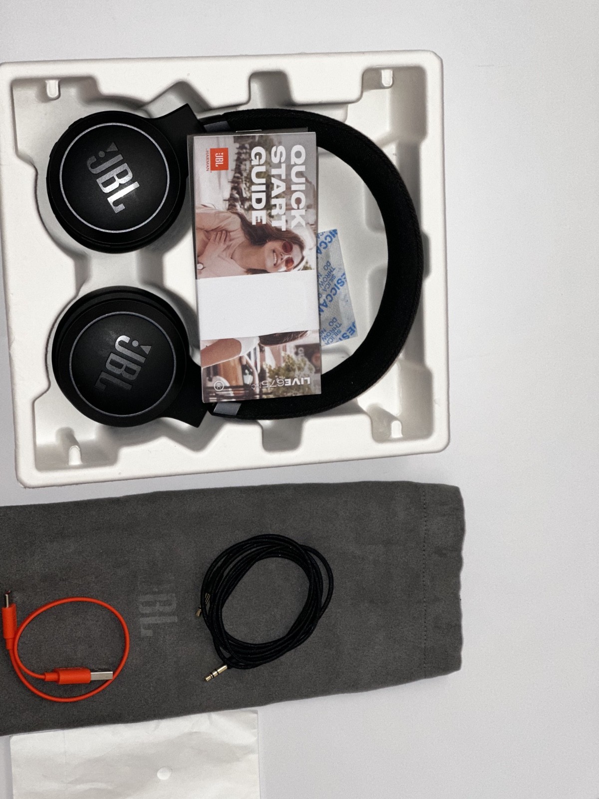 JBL Live 675NC Noise Cancelling Bluetooth On-Ear Wireless Headphones – Open Box