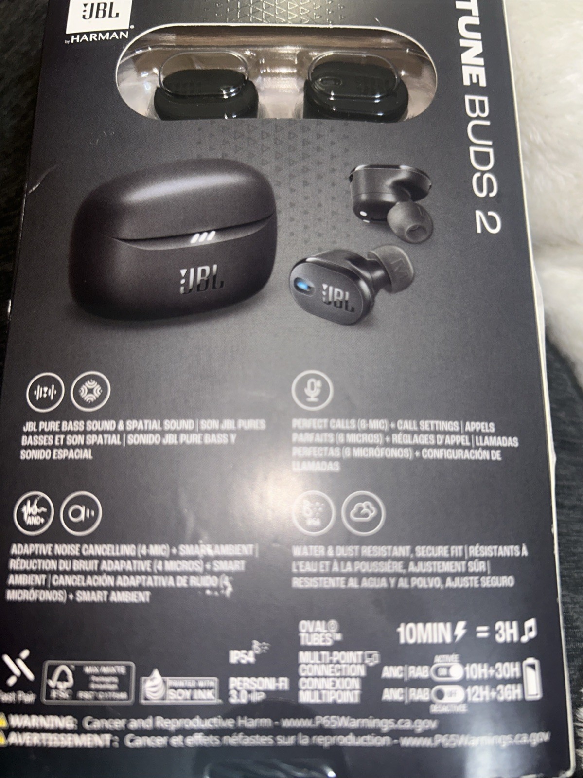 JBL Tune Buds 2 True Wireless Noise Canceling Earbuds – Black (FREE SHIPPING!)