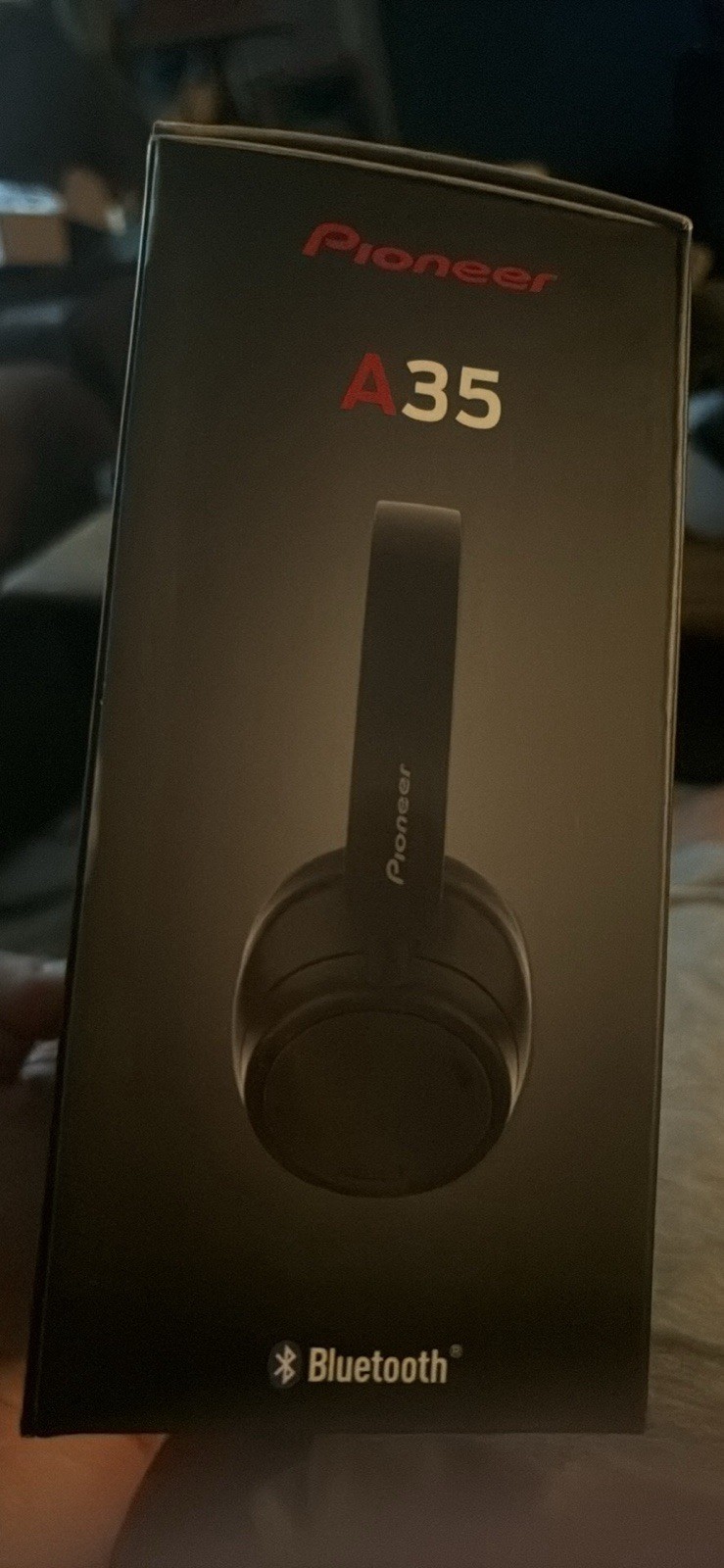 Pioneer A35-BK Bluetooth Headphones ANC USB-C Black Built-In Mic Over-Ear
