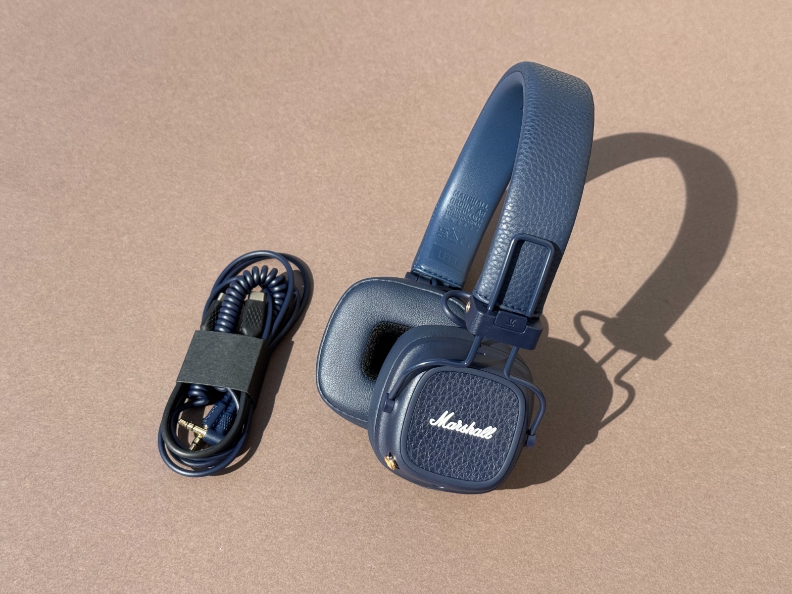 Marshall Major V Wireless On-Ear Bluetooth Headphones – Midnight Blue #OB