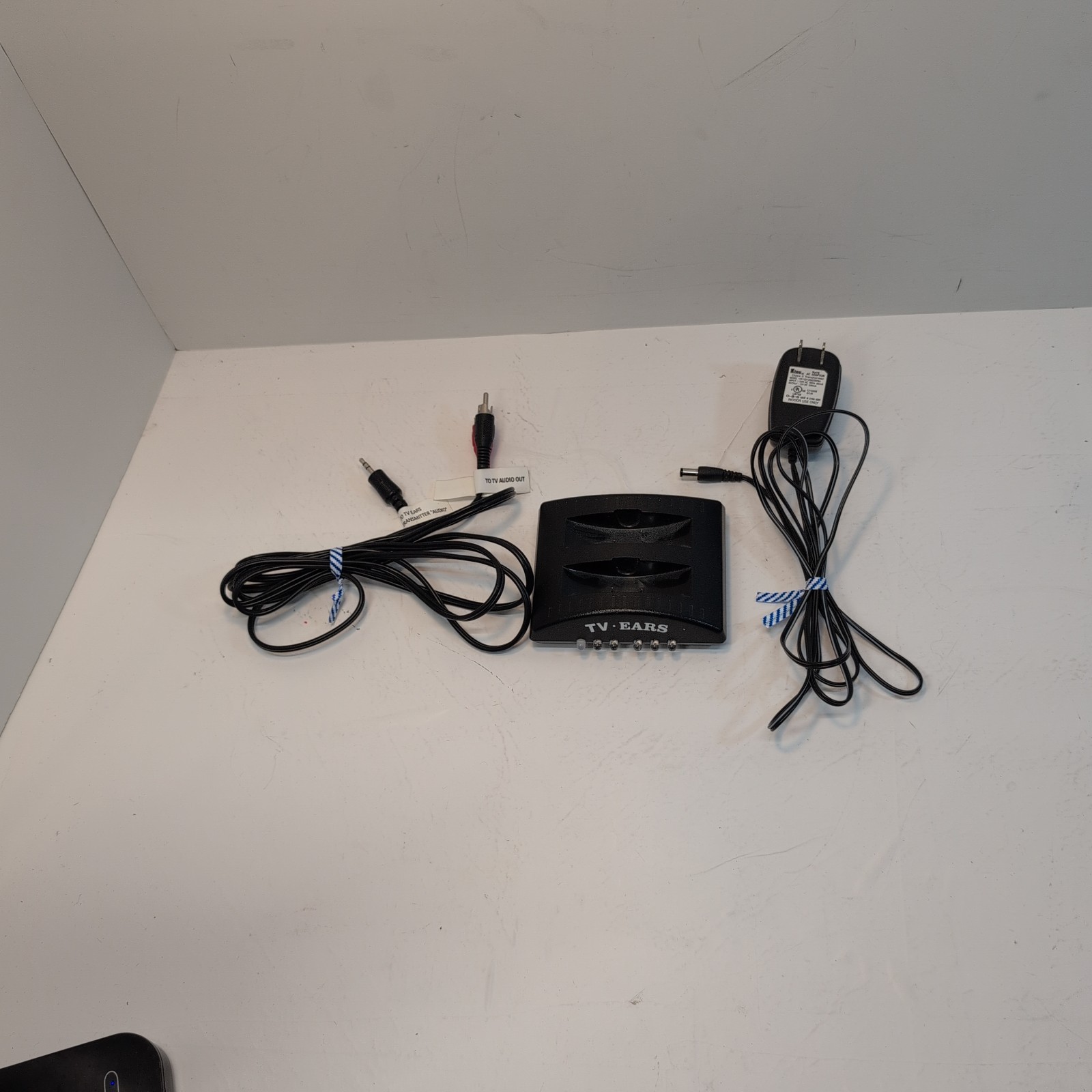 TV Ears Wireless System CHARGING BASE & POWER CORDS ONLY 20301 – Works