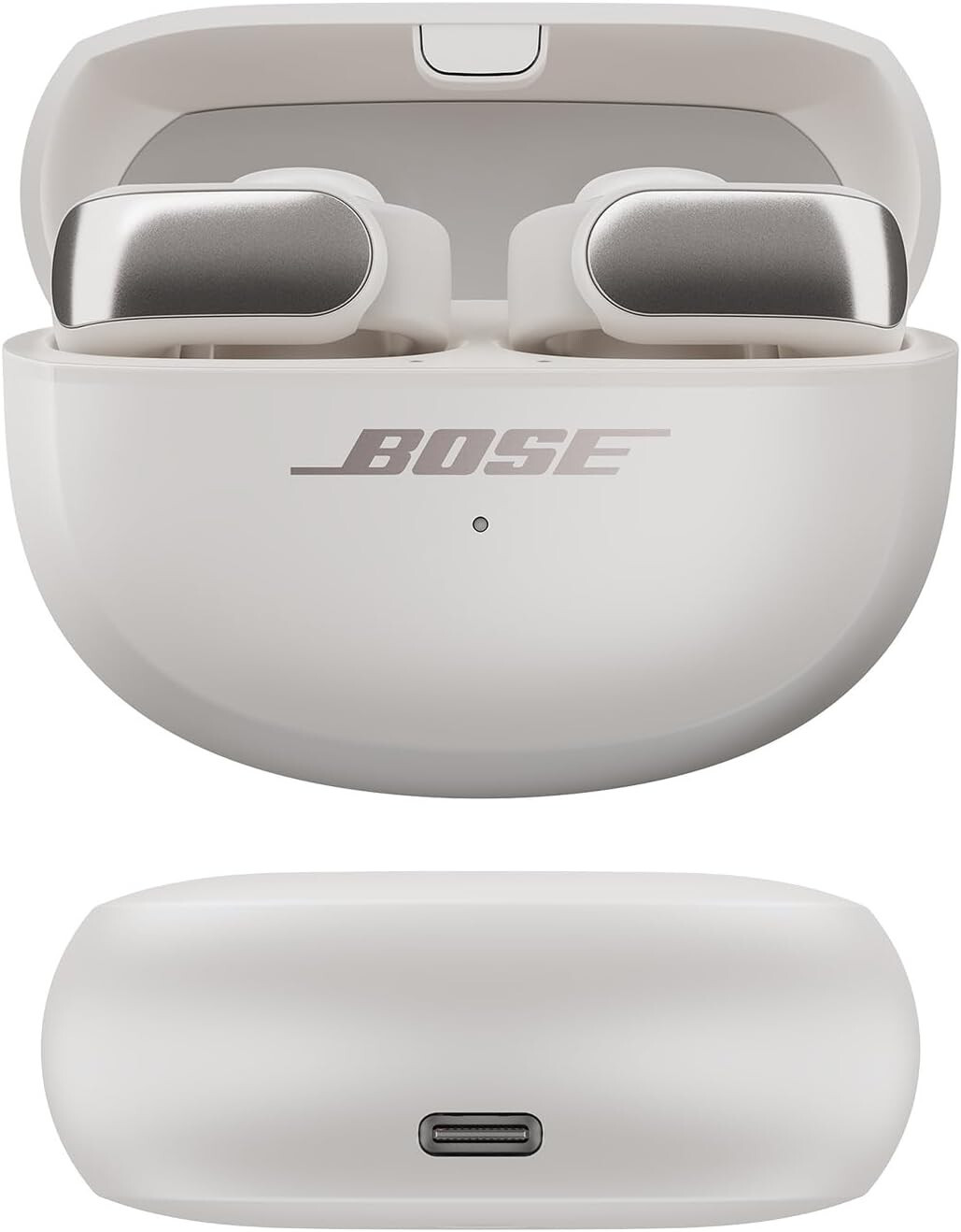 Bose Open Earbuds Ultra with OpenAudio for Awareness – White Smoke – Very Good