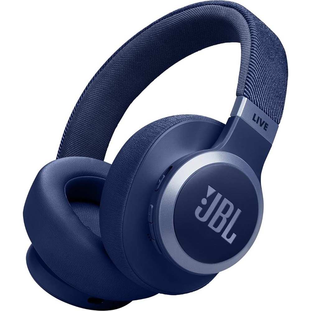 JBL Live 770NC – Wireless Over-Ear Headphones, Blue – Open Box