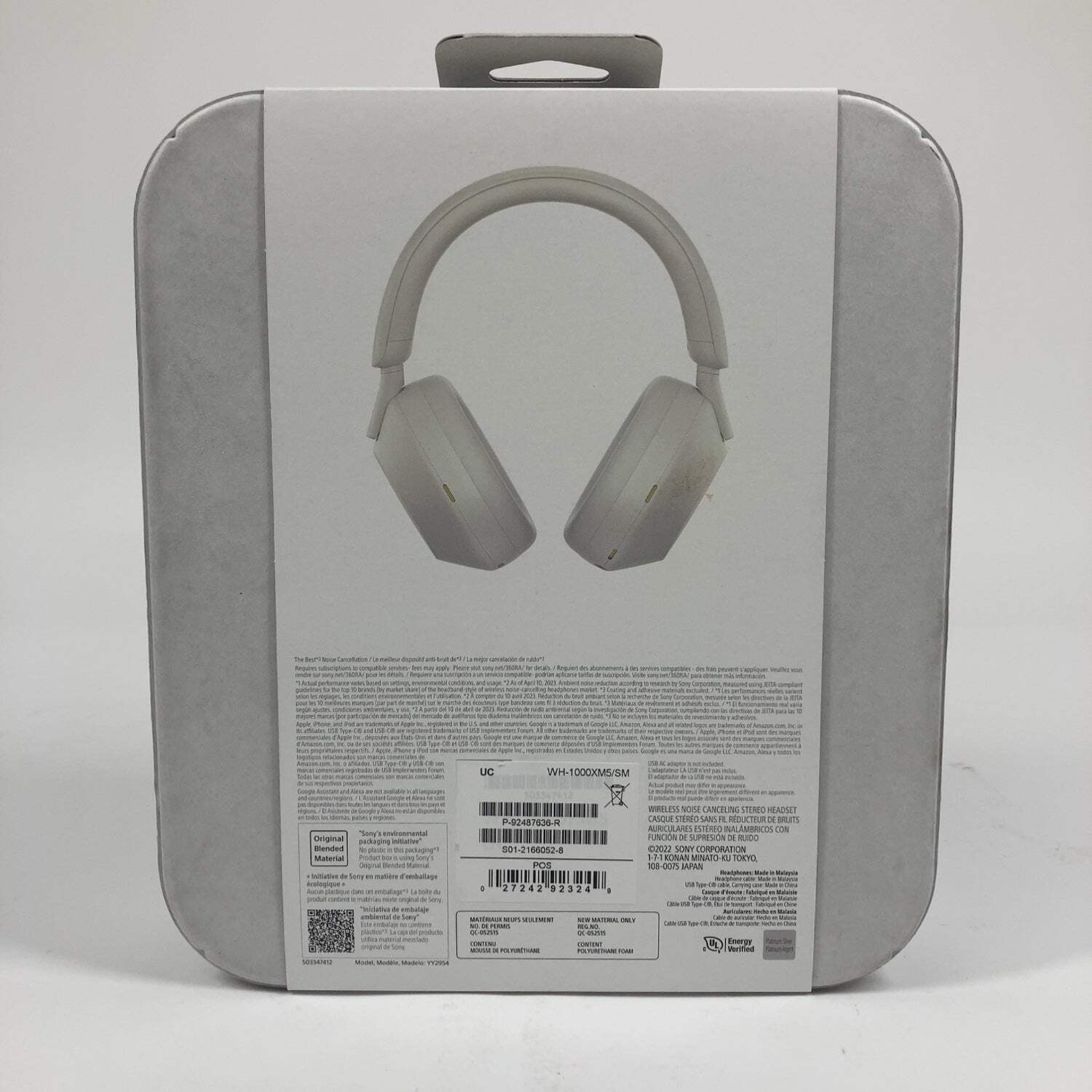 New Sony WH-1000XM5 Noise-Cancelling Wireless Over-Ear Bluetooth Headphones