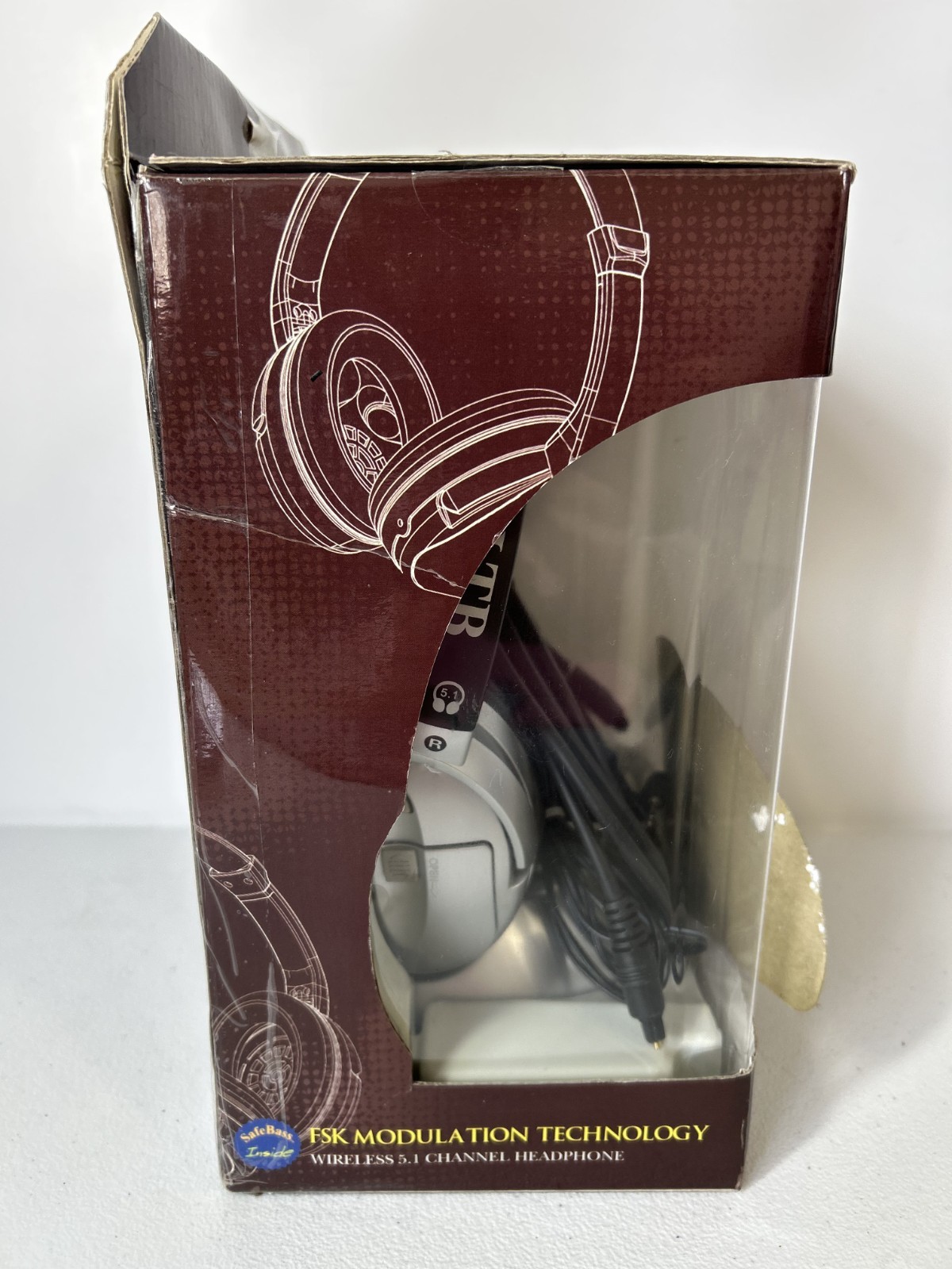 VTG LTB Cinema 1 True Digital 2.4GHz Wireless 5.1 Surround Sound 6 Ch Headphones