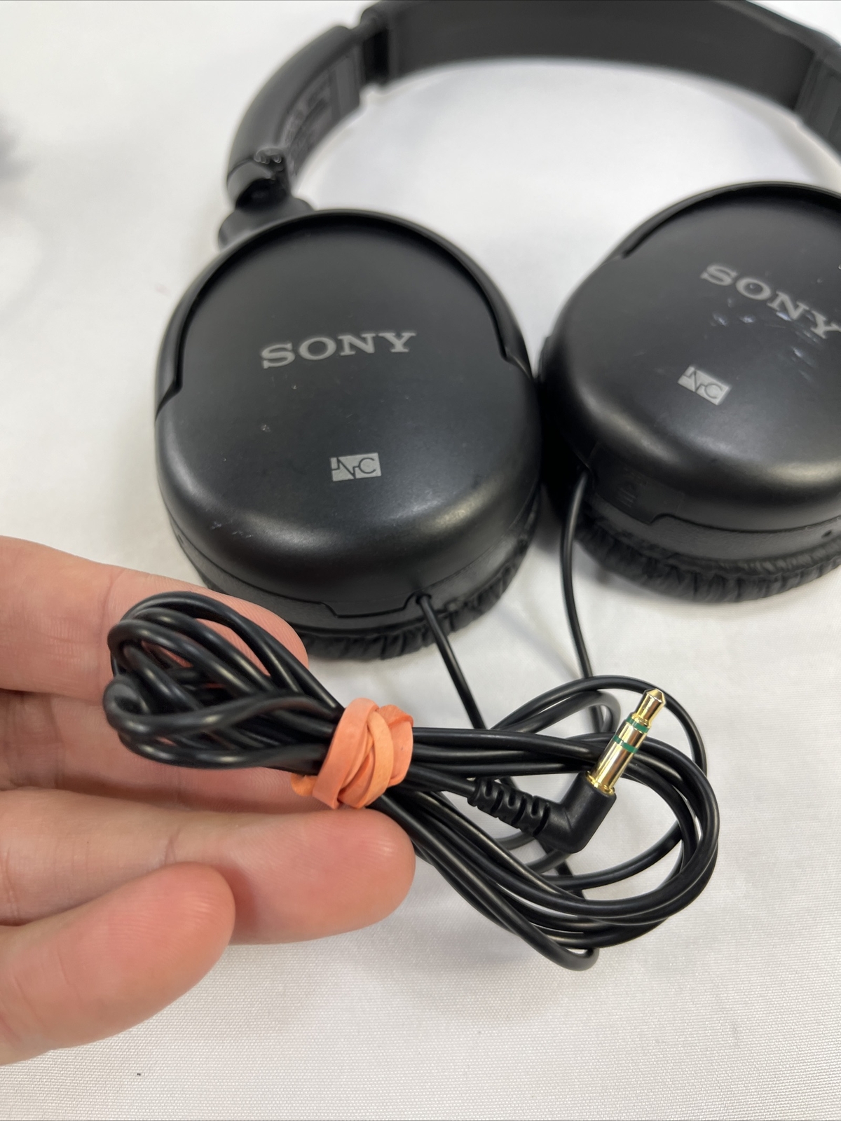 Sony MDR-XB400 + MDR NC8 Headphones Black lot of 2 tested
