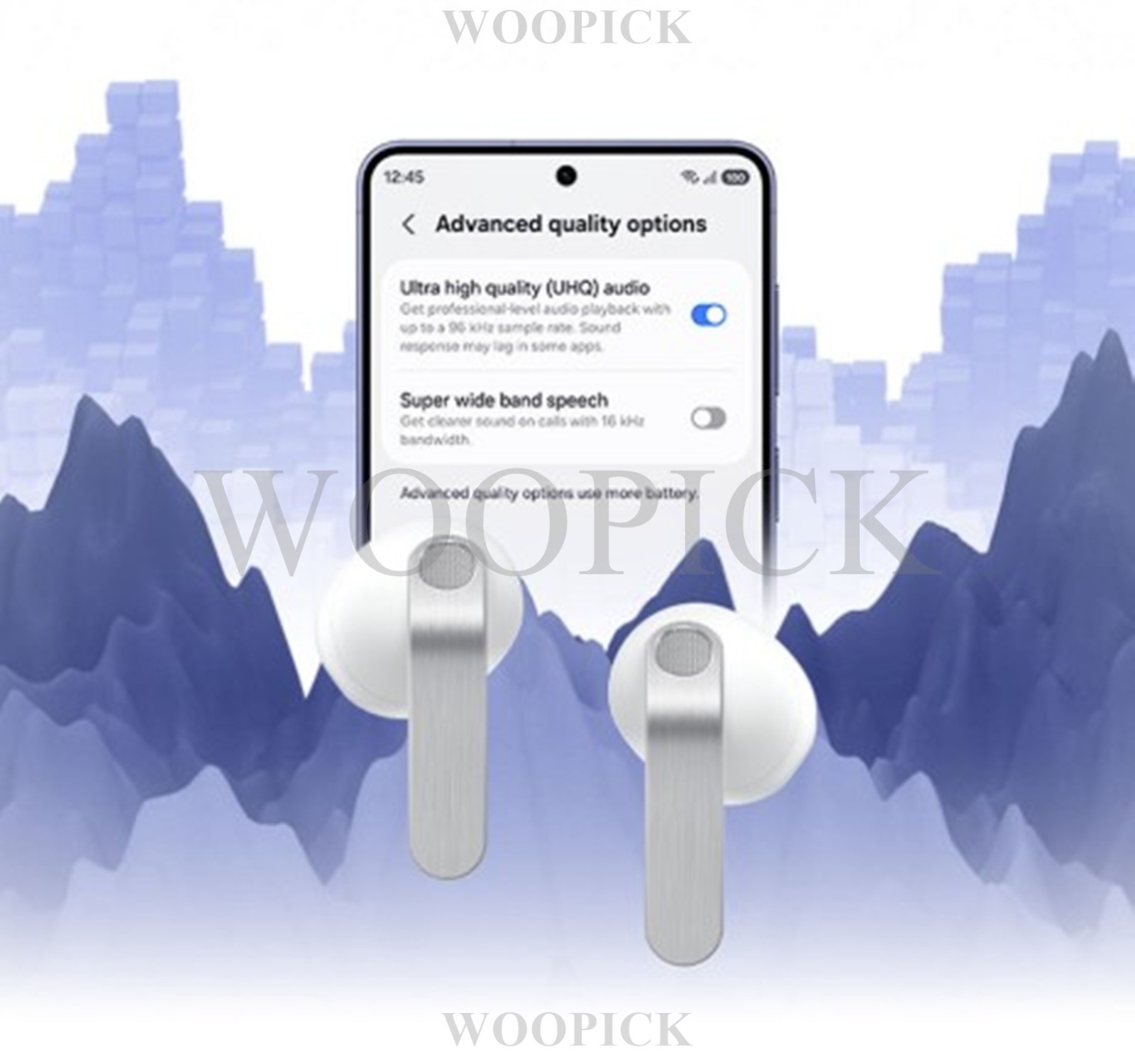 Samsung Galaxy Buds4 SM-R540 Wireless Bluetooth Earbuds Earphones AI ANC- White