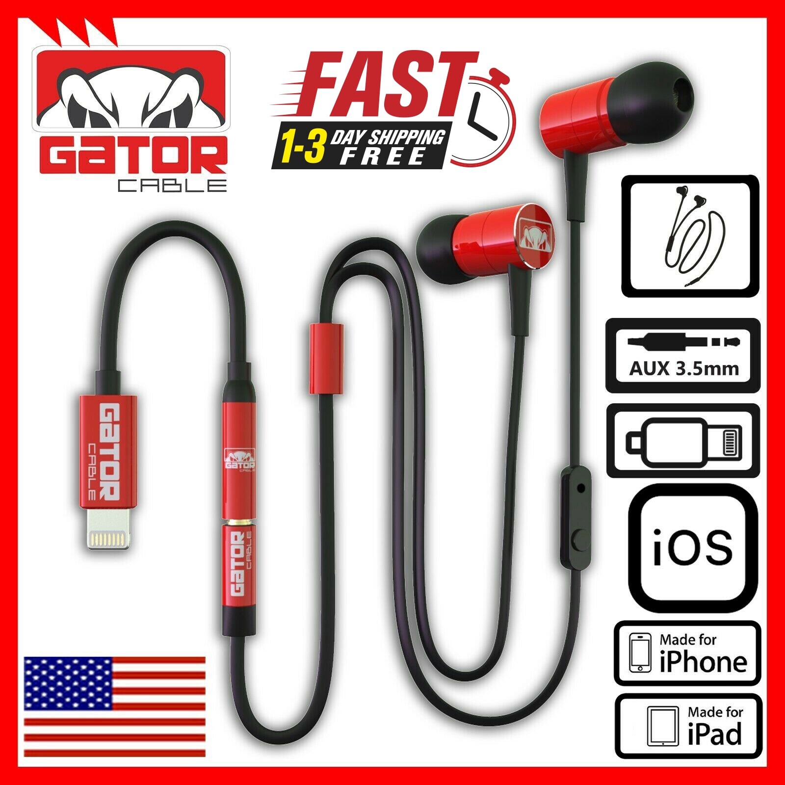 iPhone Wired Earphones Headphones Earbuds MIC For iPhone 8 X 11 12 13 14 Pro Max