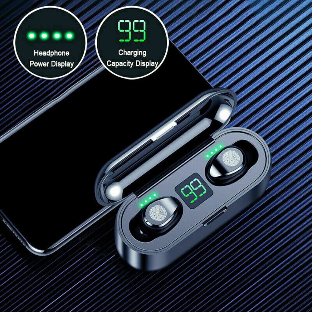 Waterproof Bluetooth 5.0 Wireless Earbuds For iPhone Samsung Android Phones