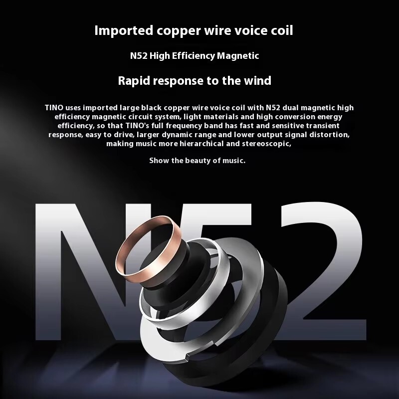 SHANLING Tino Dual Dynamic Drivers 3.5mm/4.4mm Interchangeable PlIn-Ear Earphone