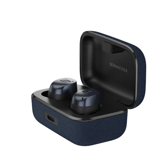 Sennheiser Momentum 4 TW MTW4 Wireless ANC Bluetooth Earbuds Denim Blue NEW