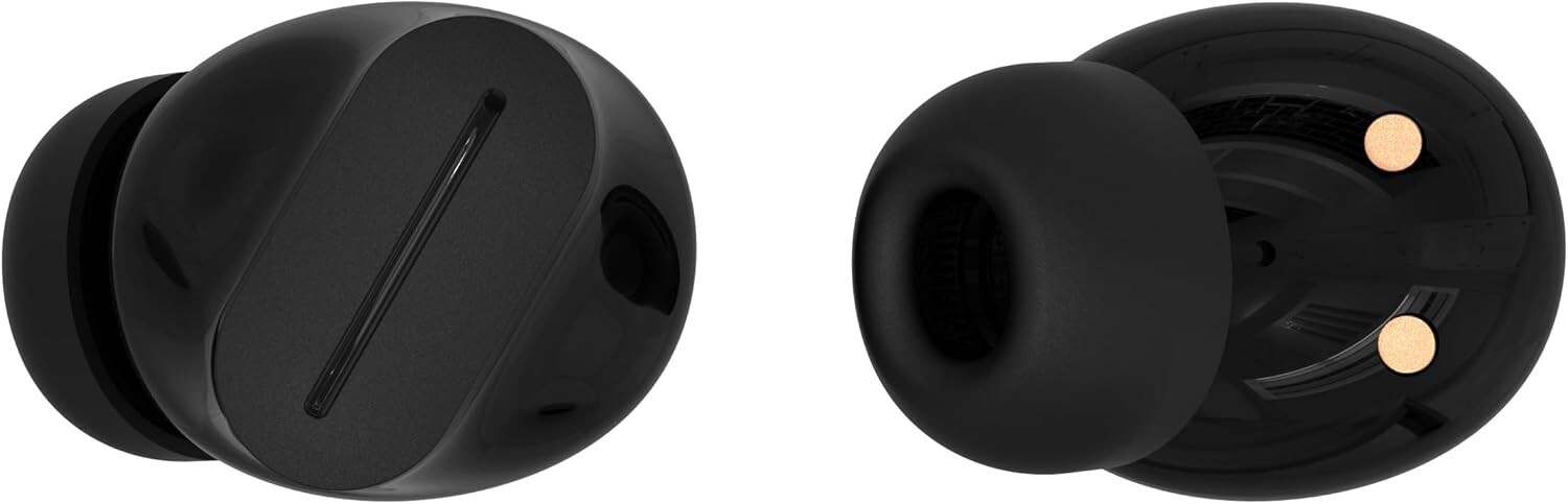 IQ Sound Black True Wireless Speaker Stereo Bluetooth Earbuds with Charging Case