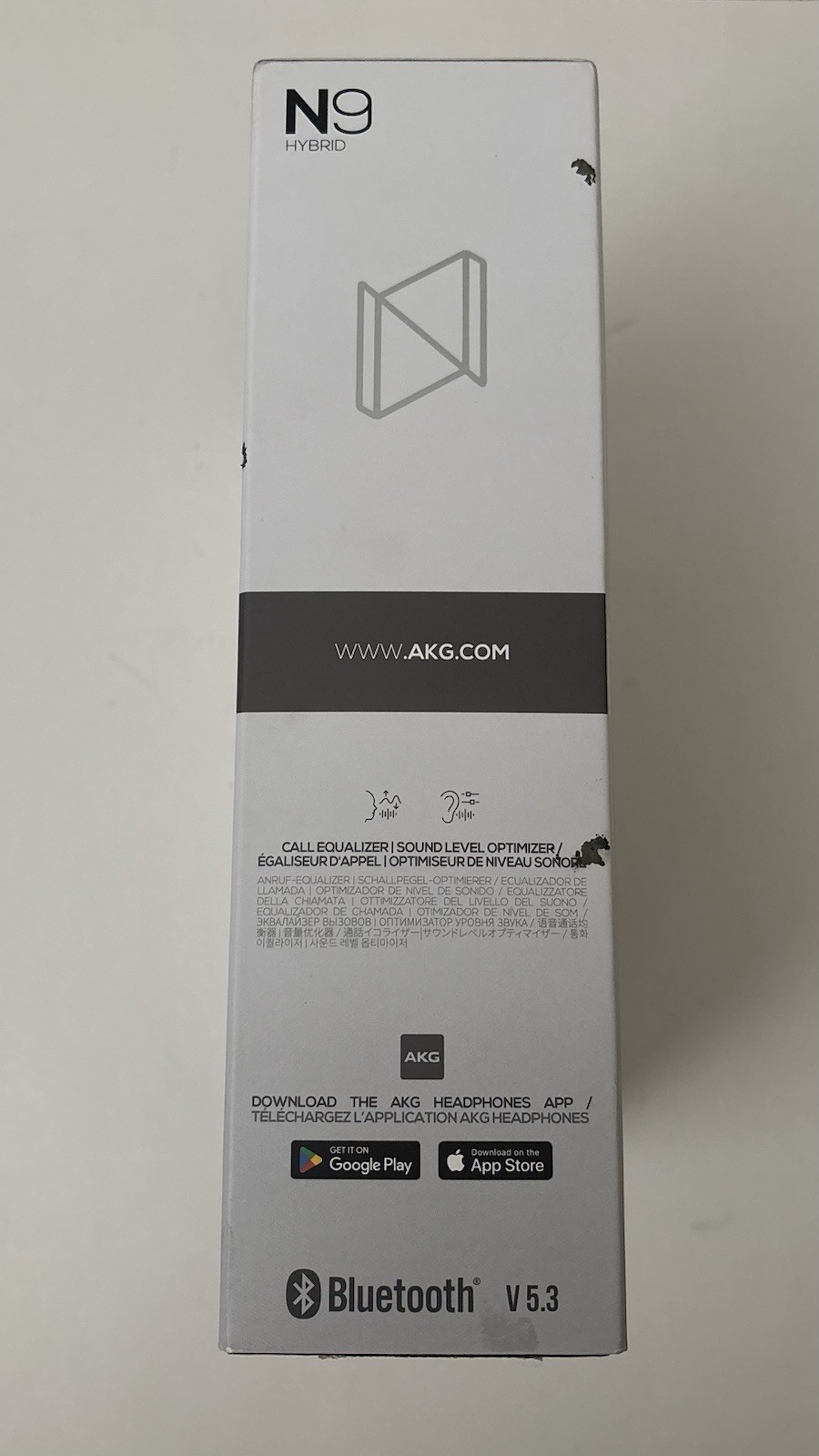 Harman AKG N9 Hybrid Wireless Headphones Black – Open Box