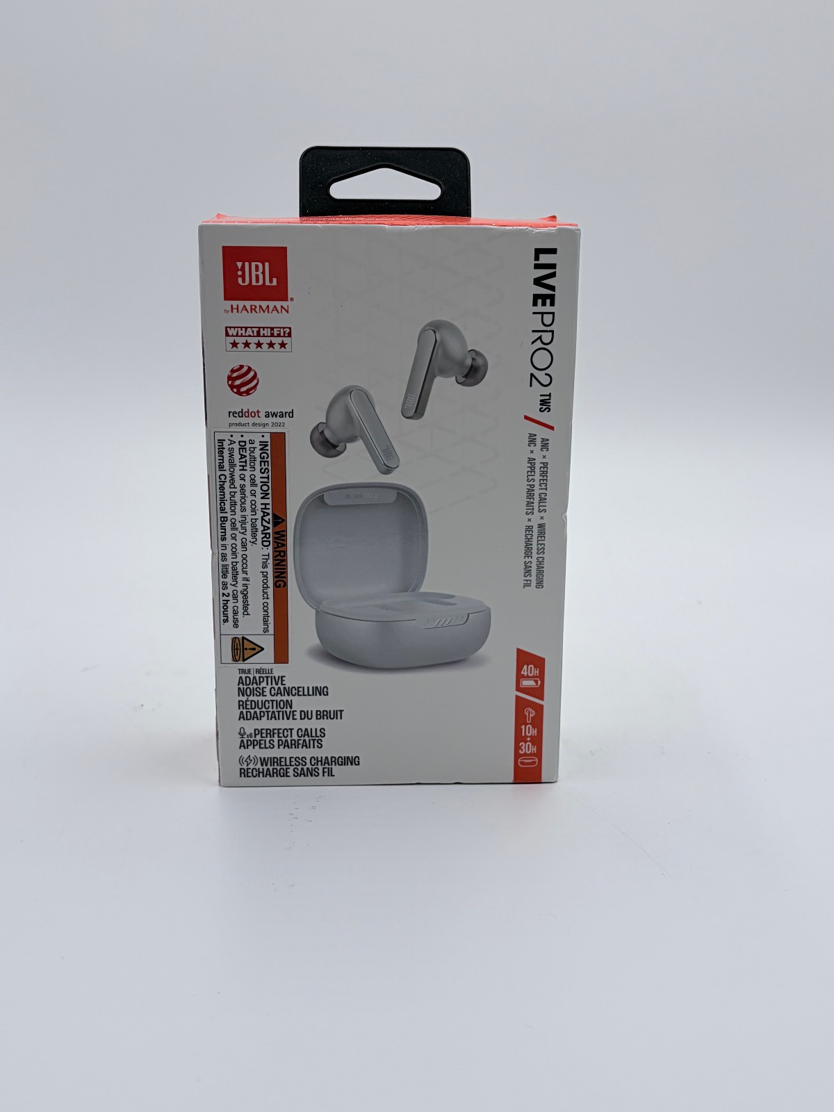 JBL Vibe Flex True Wireless Earbuds Bluetooth Headphones Deep Bass IP54 White Ne