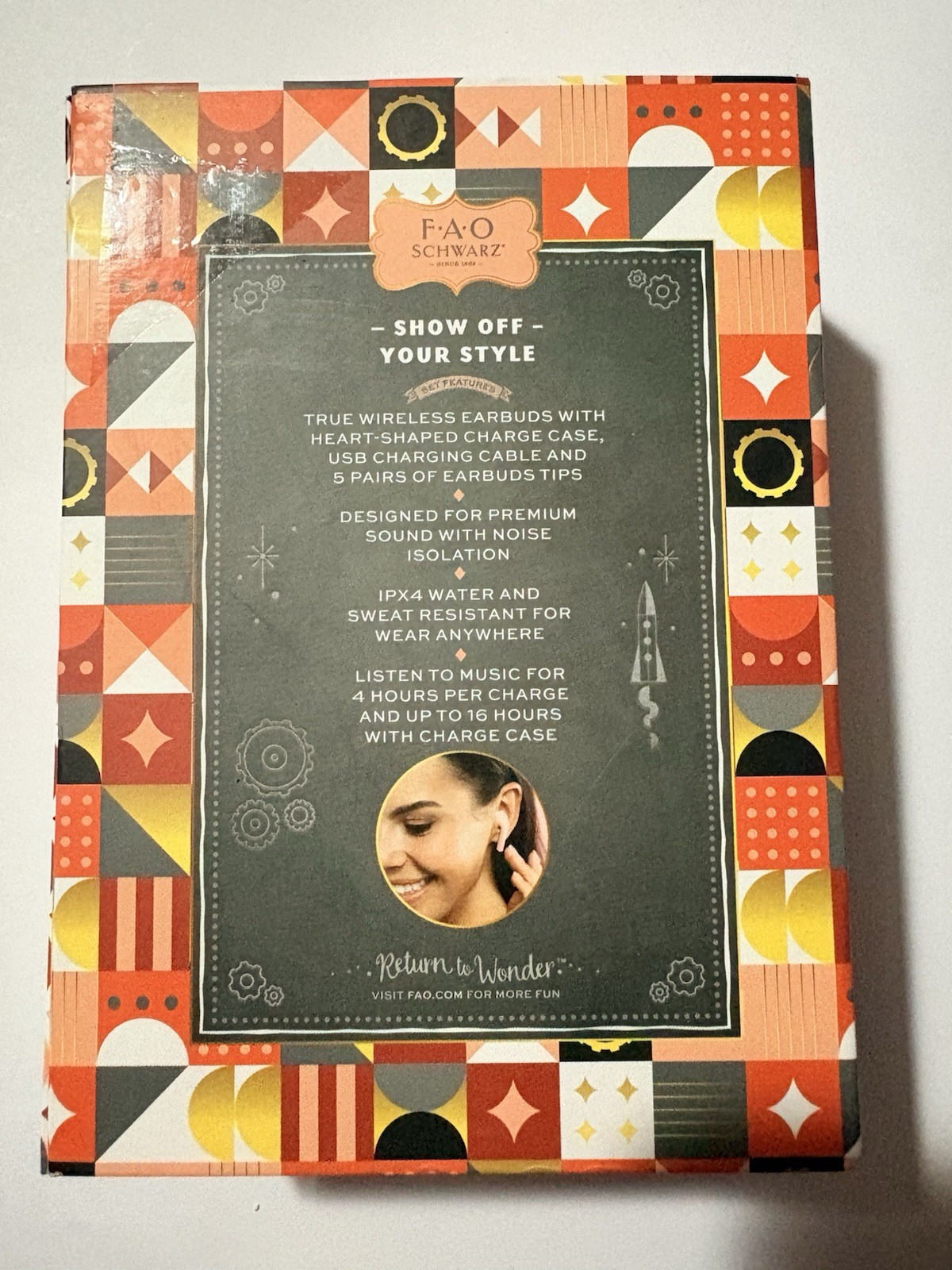 FAO Schwarz Music Love True Bluetooth Wireless Earbuds