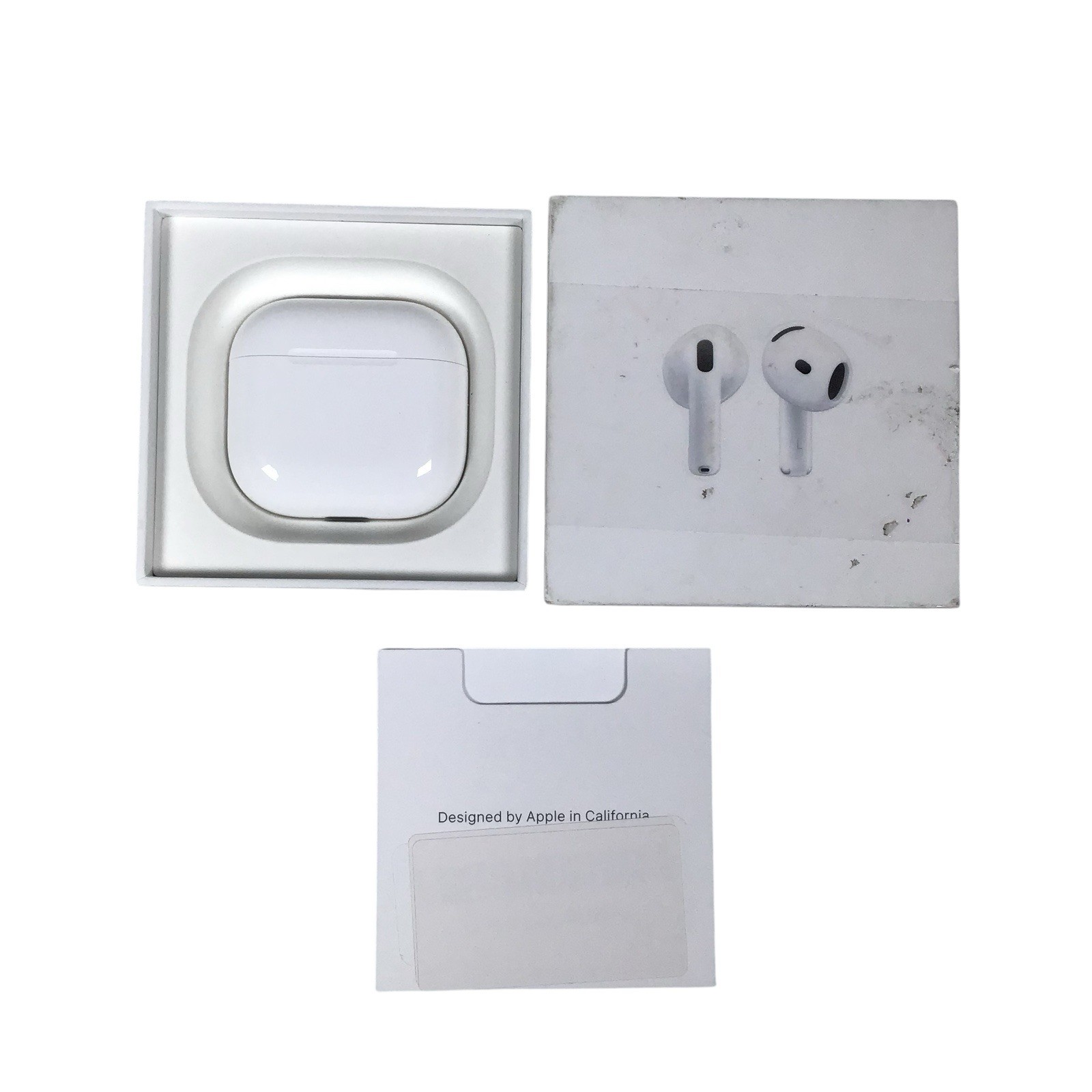 Apple AirPods 4th Gen Earbuds & Case – (A3050 A3053 A3058) – MXP63LL/A