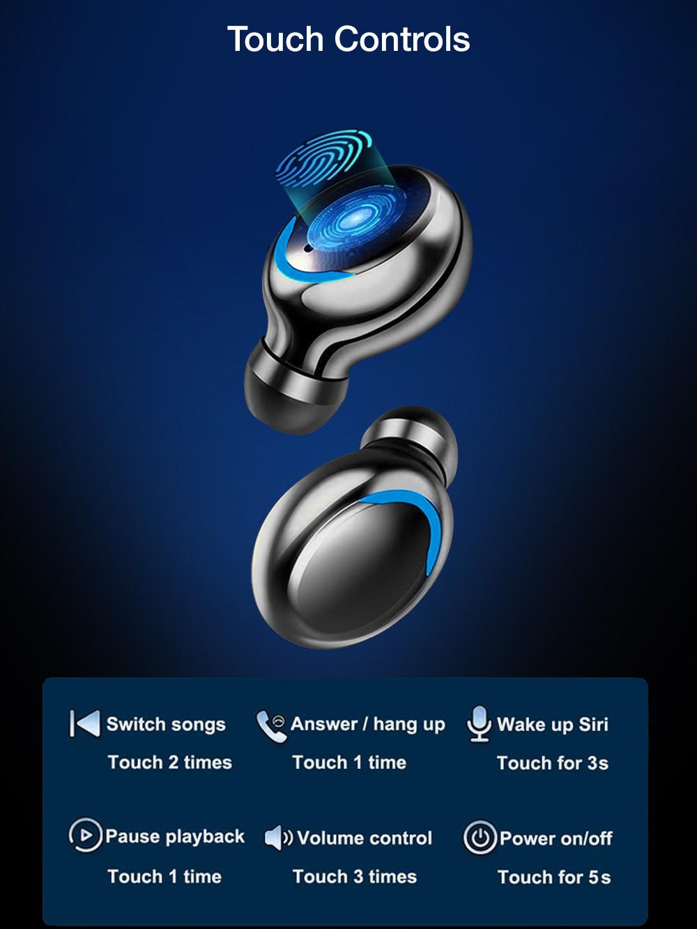 For Samsung Galaxy S23 S22 S21 S20 S10 S9 Bluetooth Wireless Earbuds Headphones