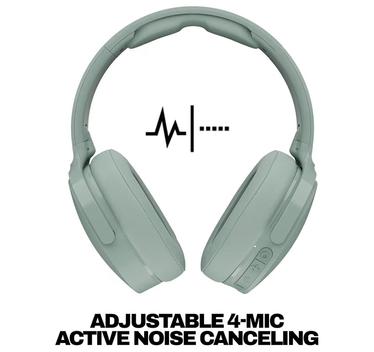 Skullcandy Hesh ANC Wireless Over-Ear Bluetooth Headphones In Preppy Sage