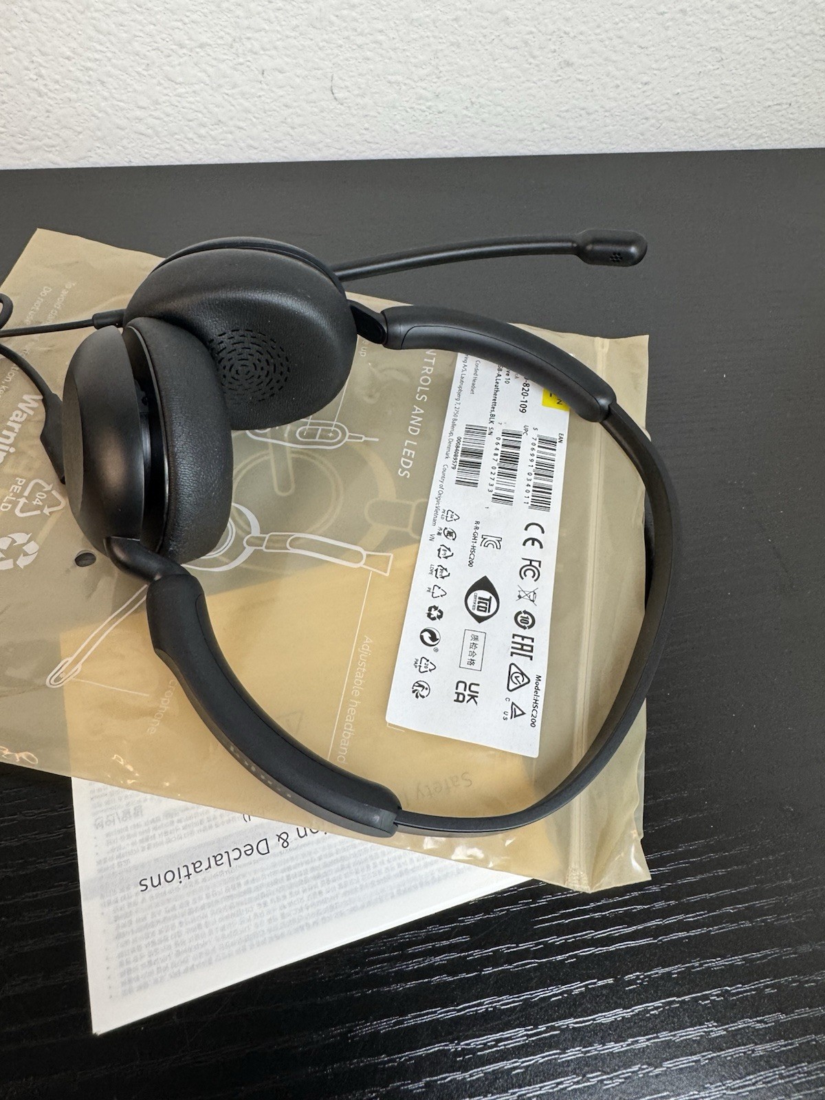 Jabra Evolve 10 Usb-A Stereo Cuffia 20 KHz Plug and play 2699-820-109