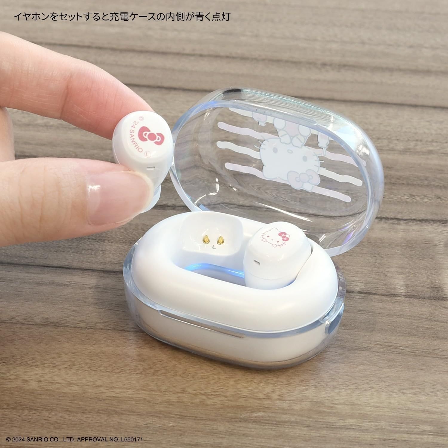 Gourmandise Sanrio Hello Kitty Wireless Stereo Earphones SANG-458KT 2024 New