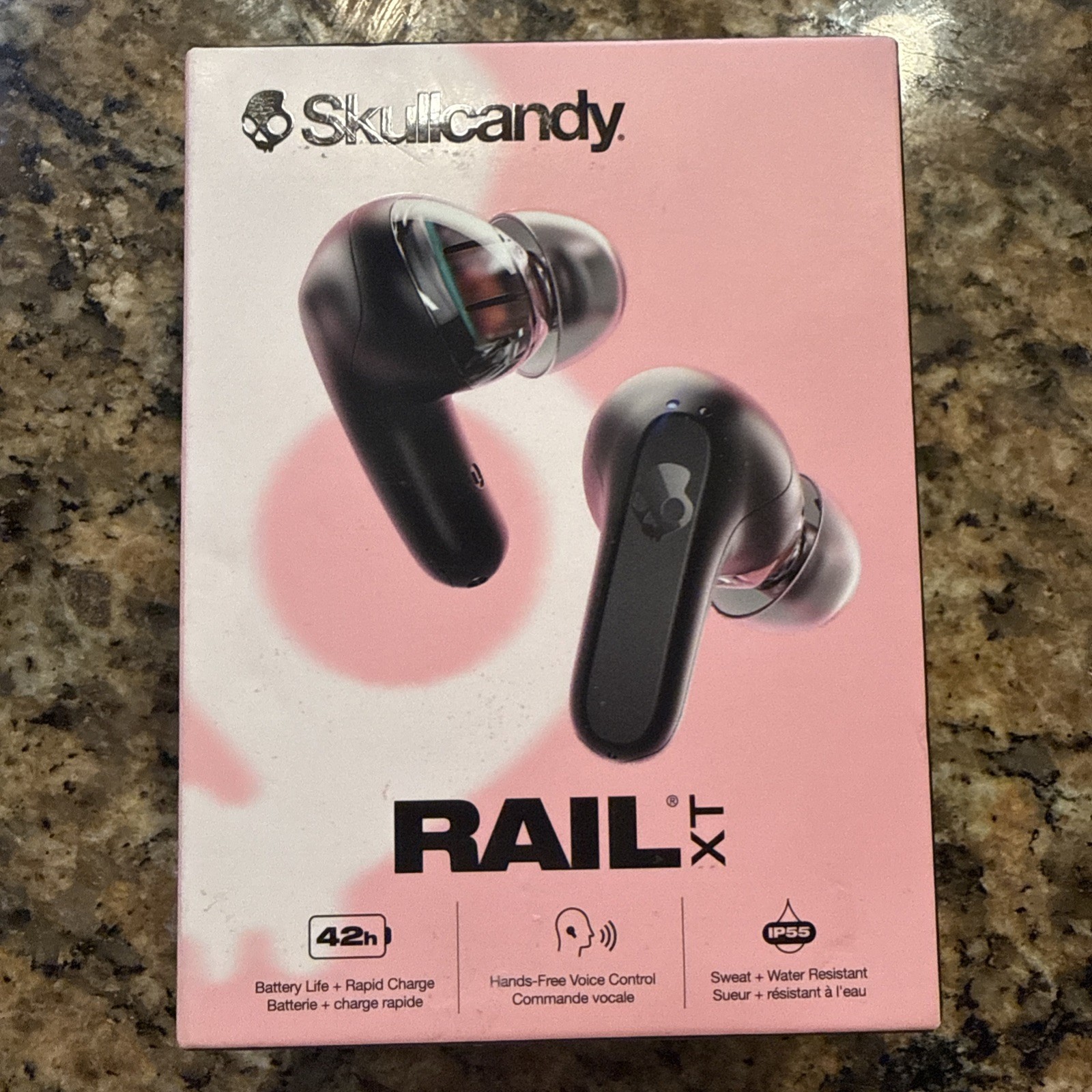 Skullcandy S2RLW Q786 Rail XT True Wireless Bluetooth in-ear Headphones 42 hr
