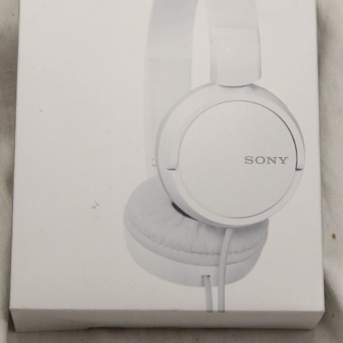 Sony MDR-ZX110 Ear-Pad (On the Ear) Headband Headphones – White