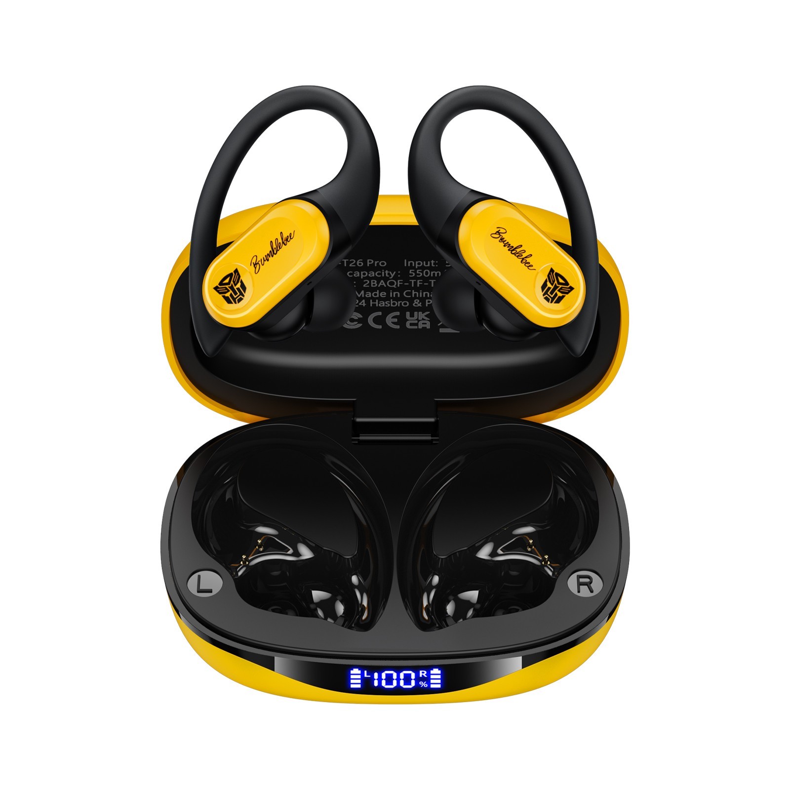 Transformers Bublebee TF-T26 Pro Bluetooth 5.4 TWS Wireless Earbuds IPX5™