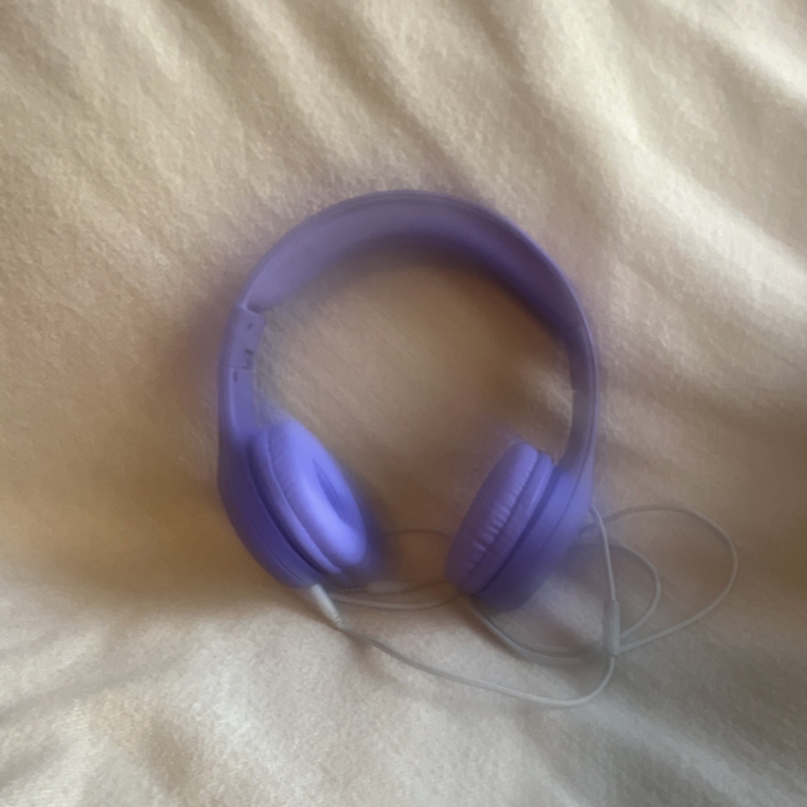 LilGadgets LGCR-05 Purple Headband Ear-Pad Wired Headphones 3.5mm Jack Double