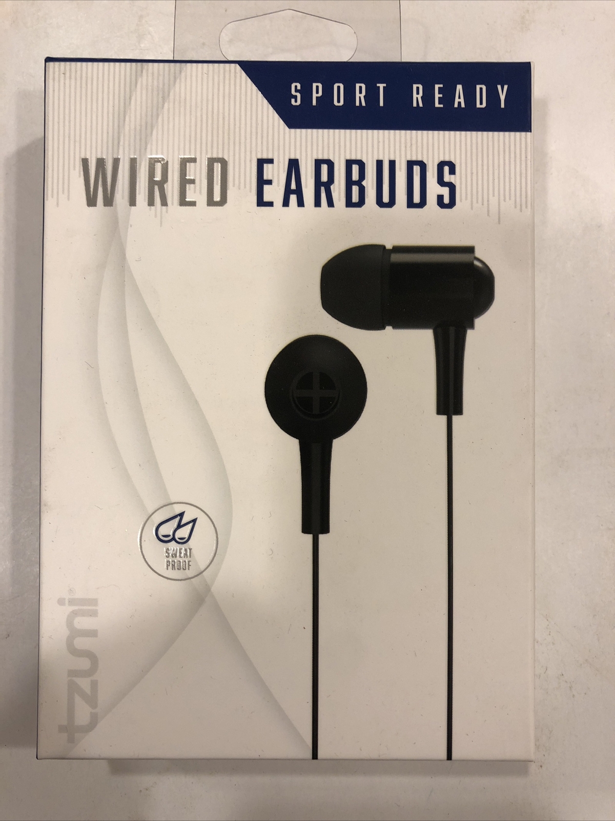 Sports Ready Wired earbuds by Tzumi Includes Three Extra Pairs Silicone Tips