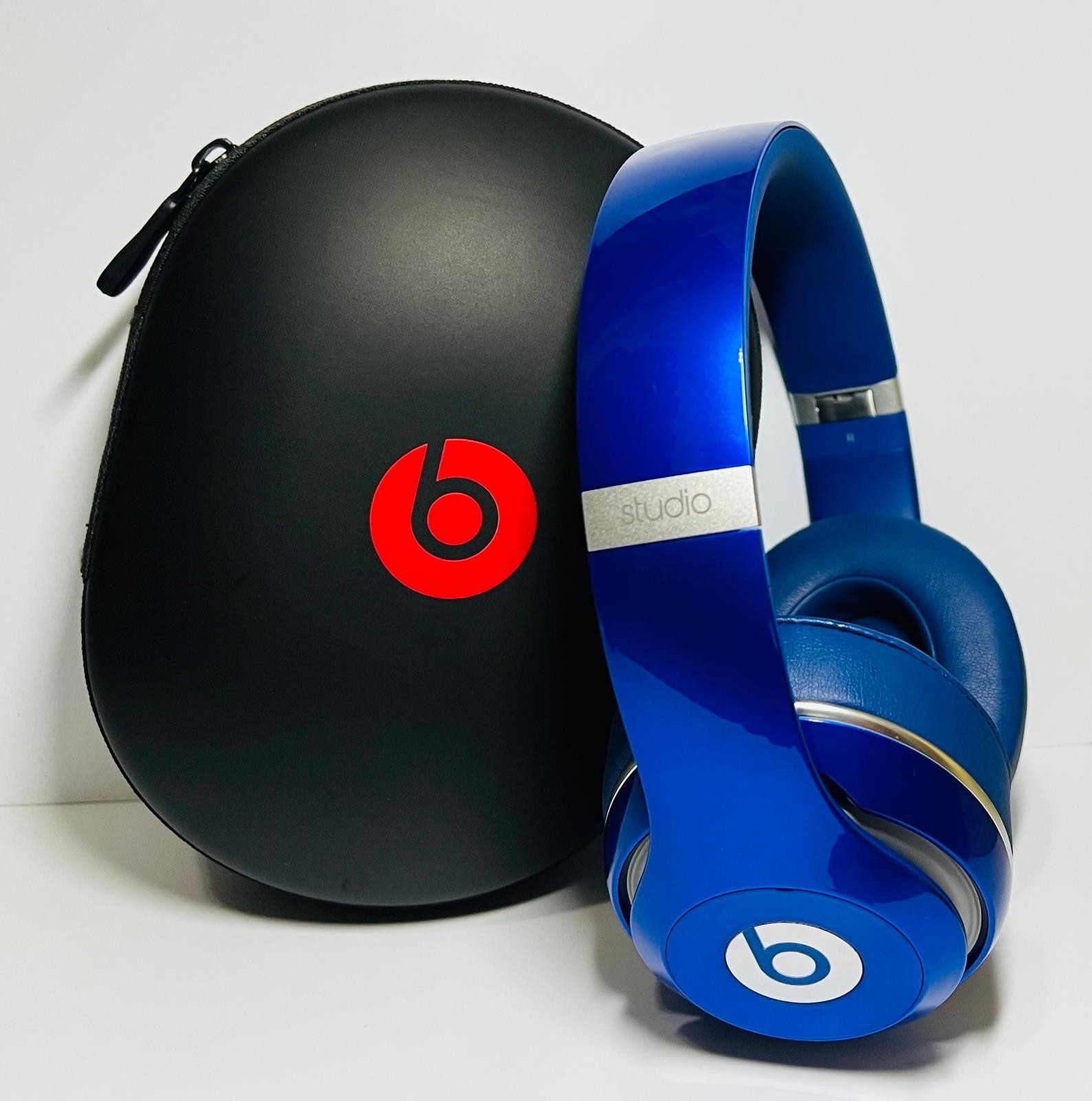 BEATS by Dr. Dre STUDIO2 WIRED BLUE GLOSSY -OVER-EAR HEADPHONES 100% TESTED