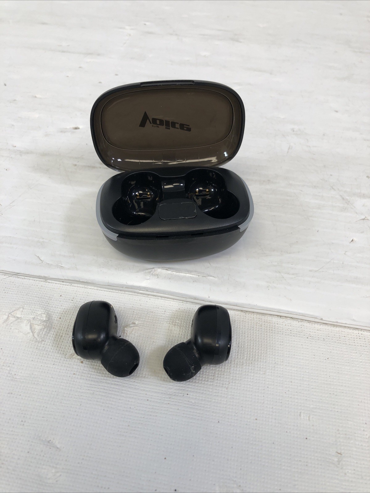 The Voice Expert True Wireless Stereo Earbuds With Power Display Black Bluetooth