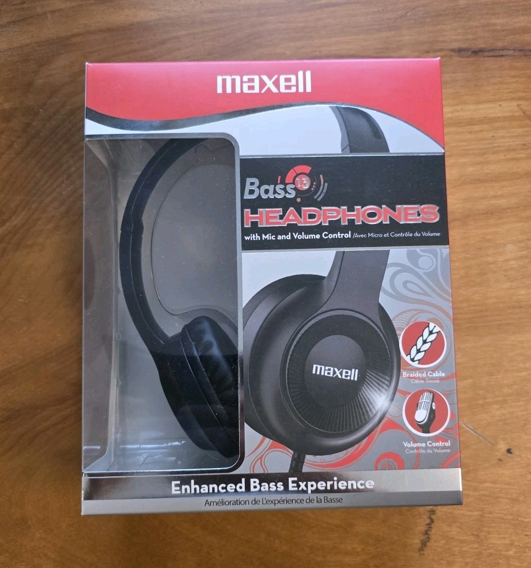 Maxell Bass13HP Wired Headphones