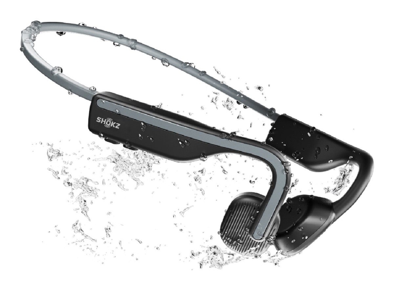 Shokz S661-ST-GY-US Open Move Bone Conduction Ear Sport Headphones, Gray