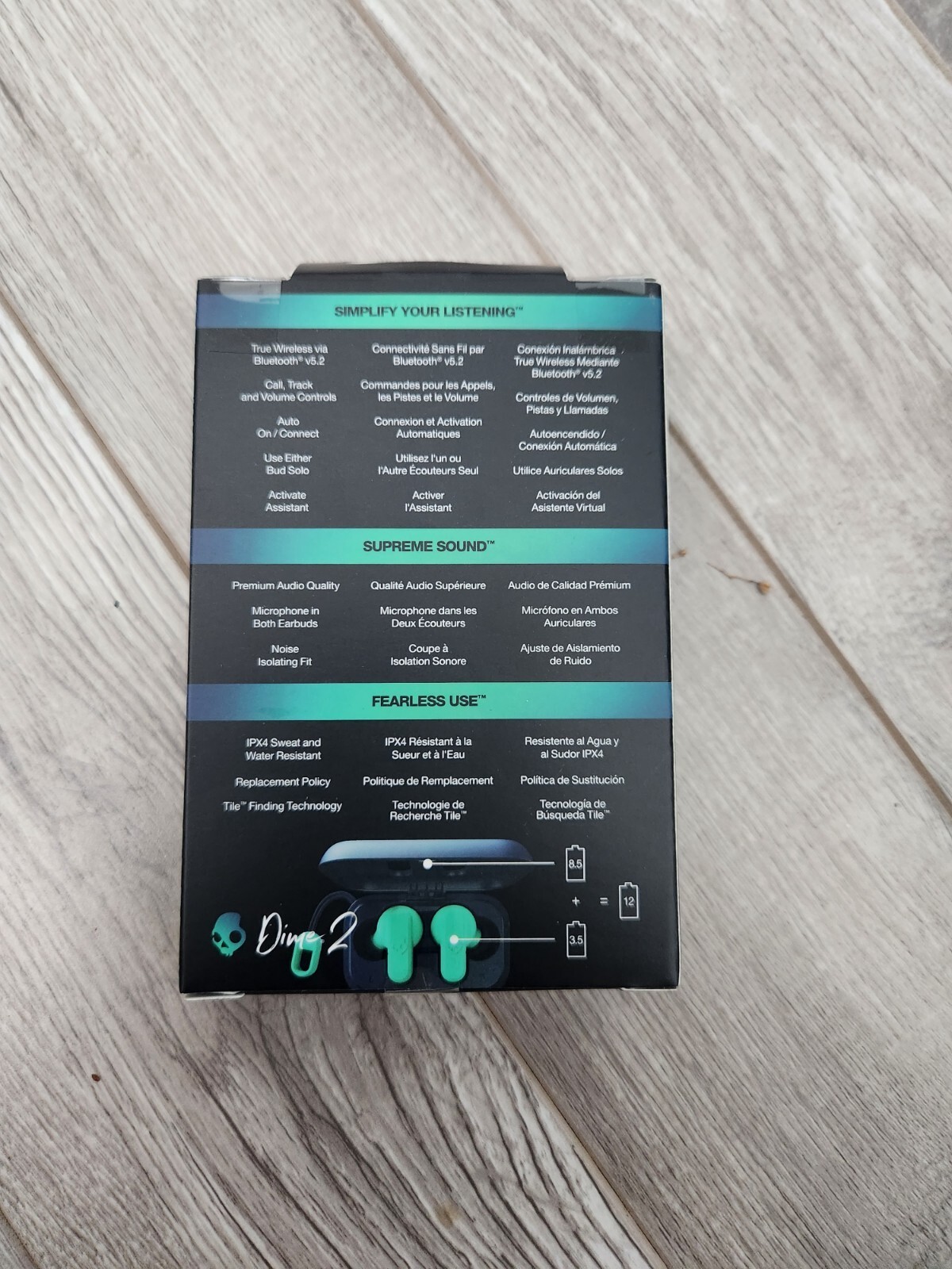 Skullcandy Dime 2 Green True Wireless In-Ear Earbuds
