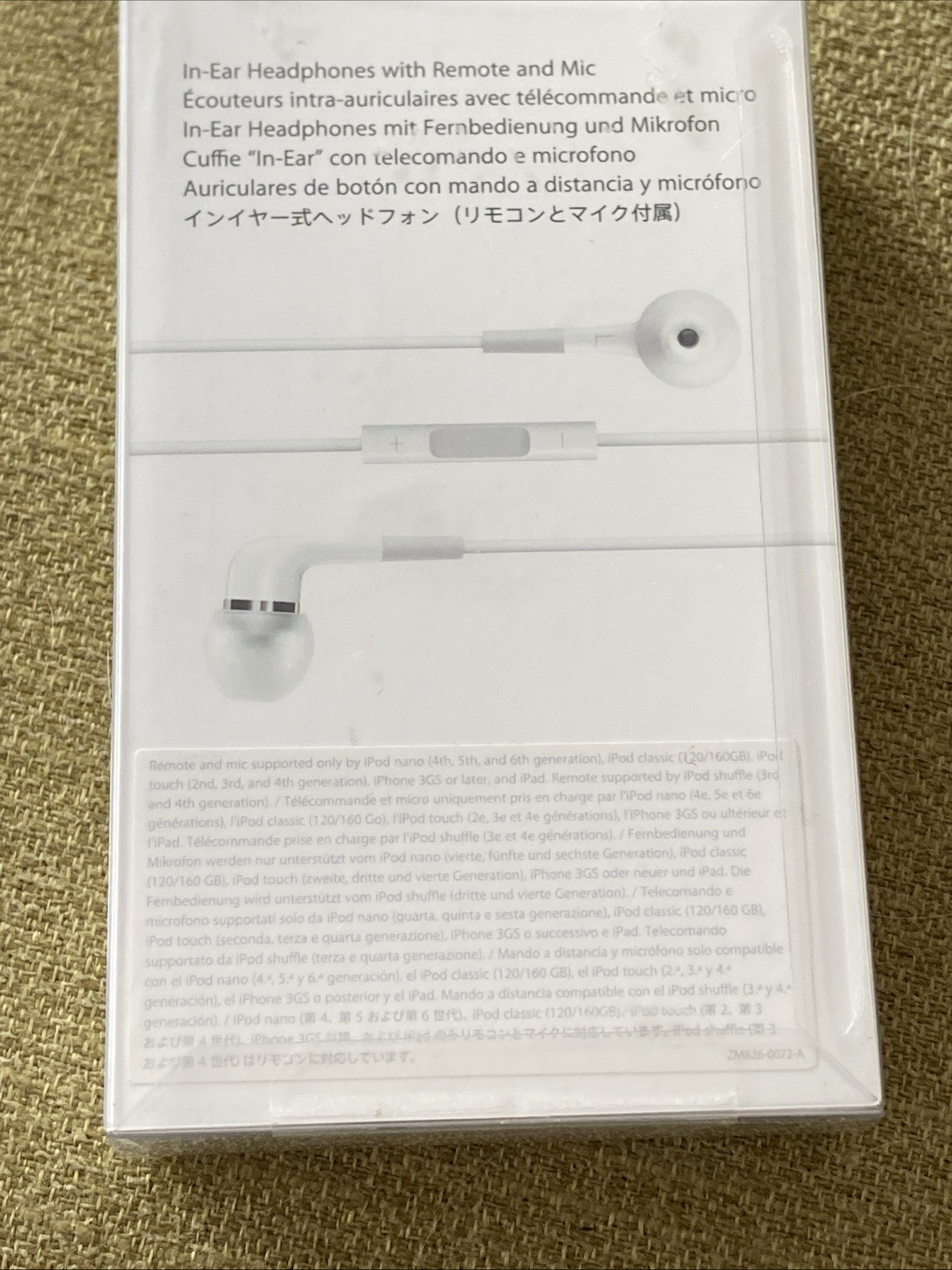 RARE Apple Binaural In-Ear Headset Earbud Headphones w/Remote and Mic (MA850G/B)