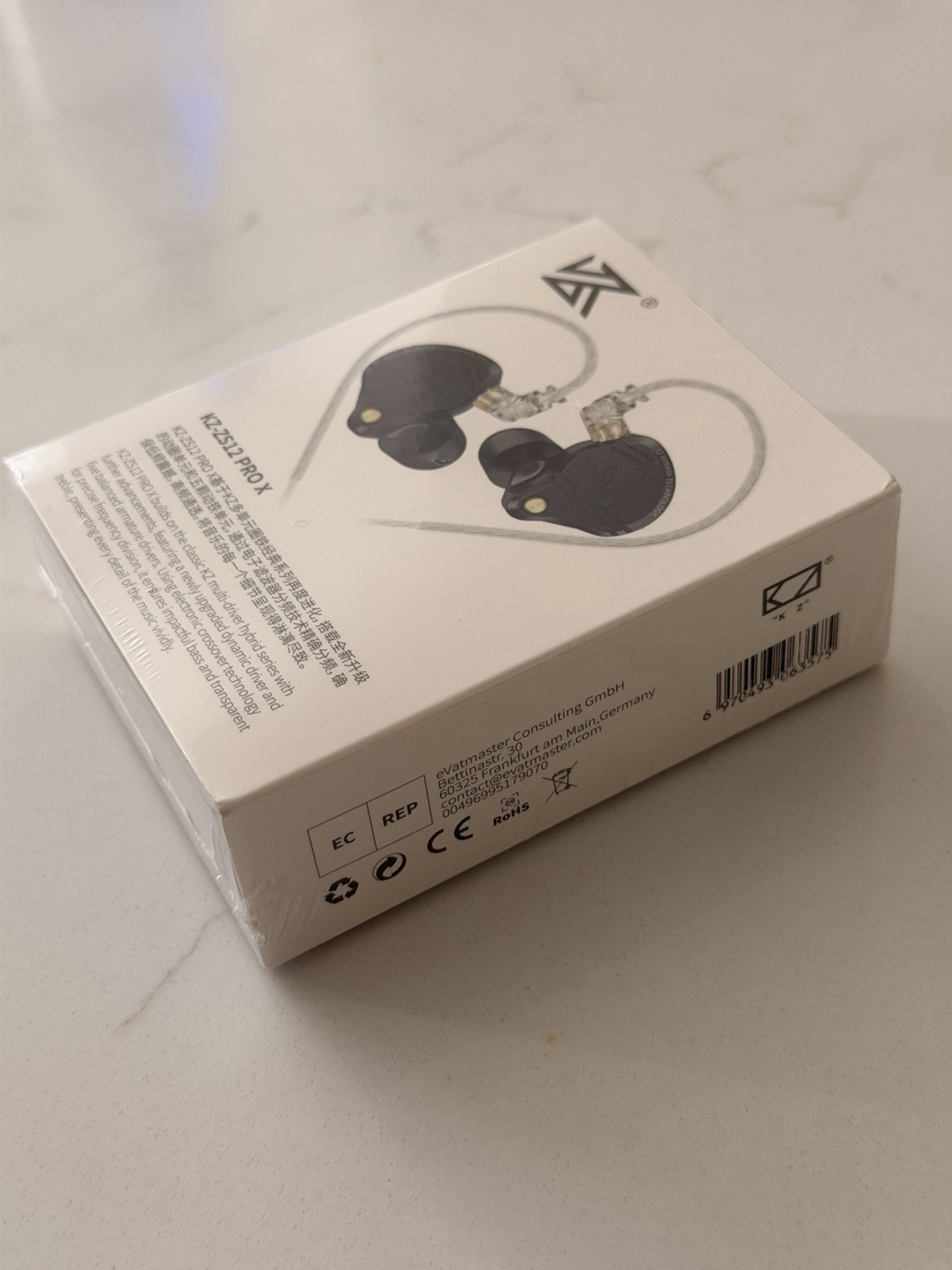 KZ ZS12 PRO X with Tuning Switches in Ear Monitor IEM Headphones,1DD+5BA MIC