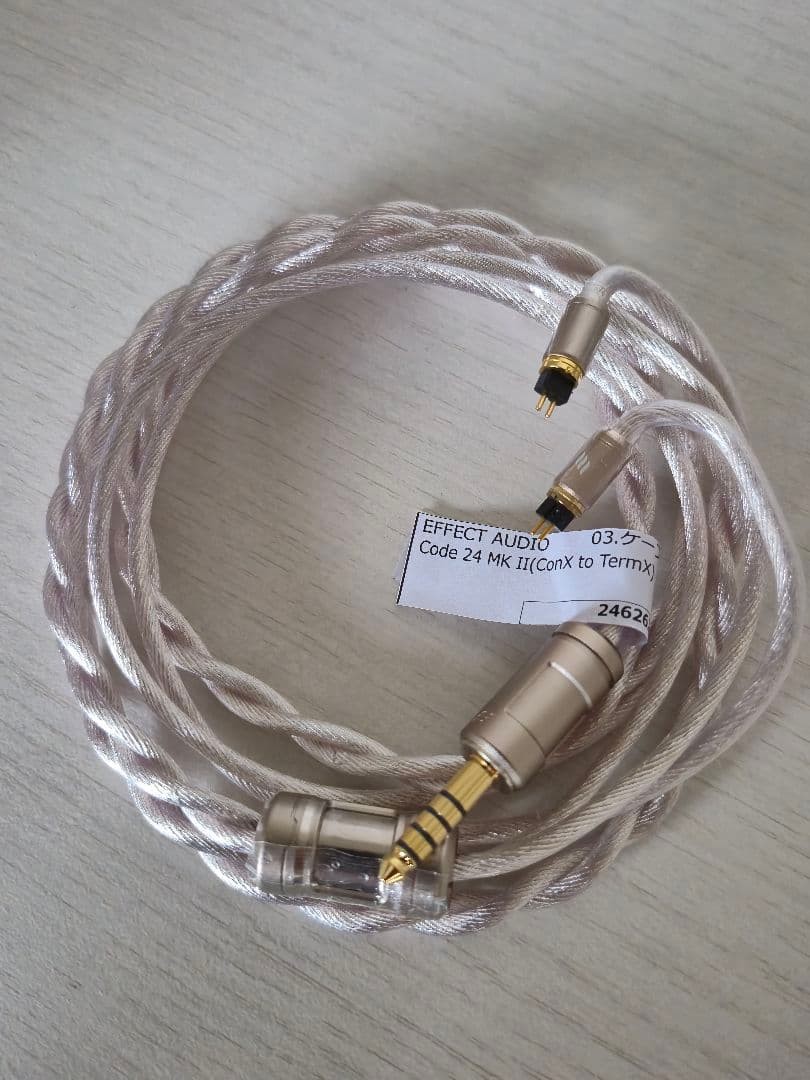 EFFECT AUDIO Code 24 MK II ConX to TermX Cable Tested