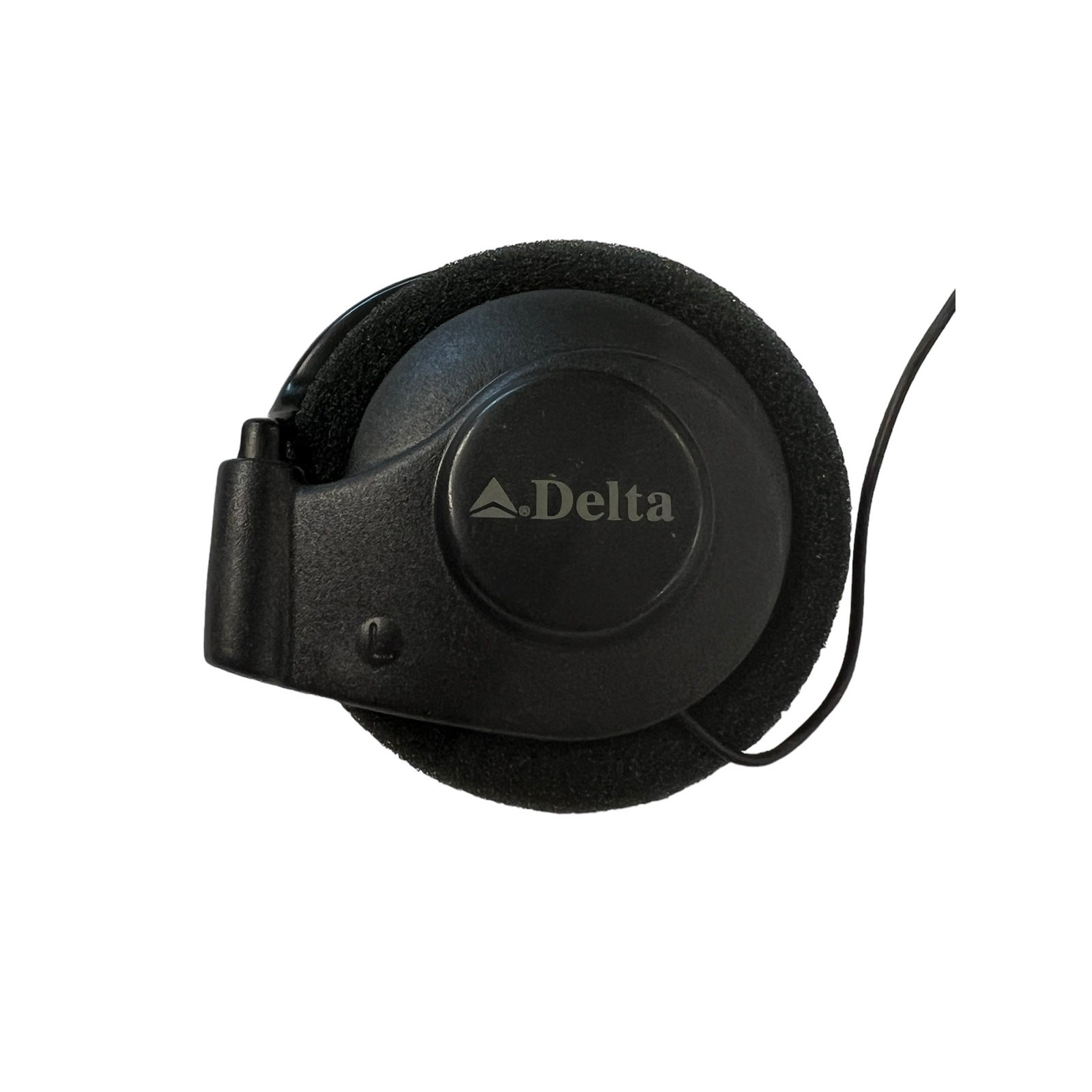 VTG Delta Airlines Stereo Headphones On-Ear Wired Earphones w Plug Adapter Audio