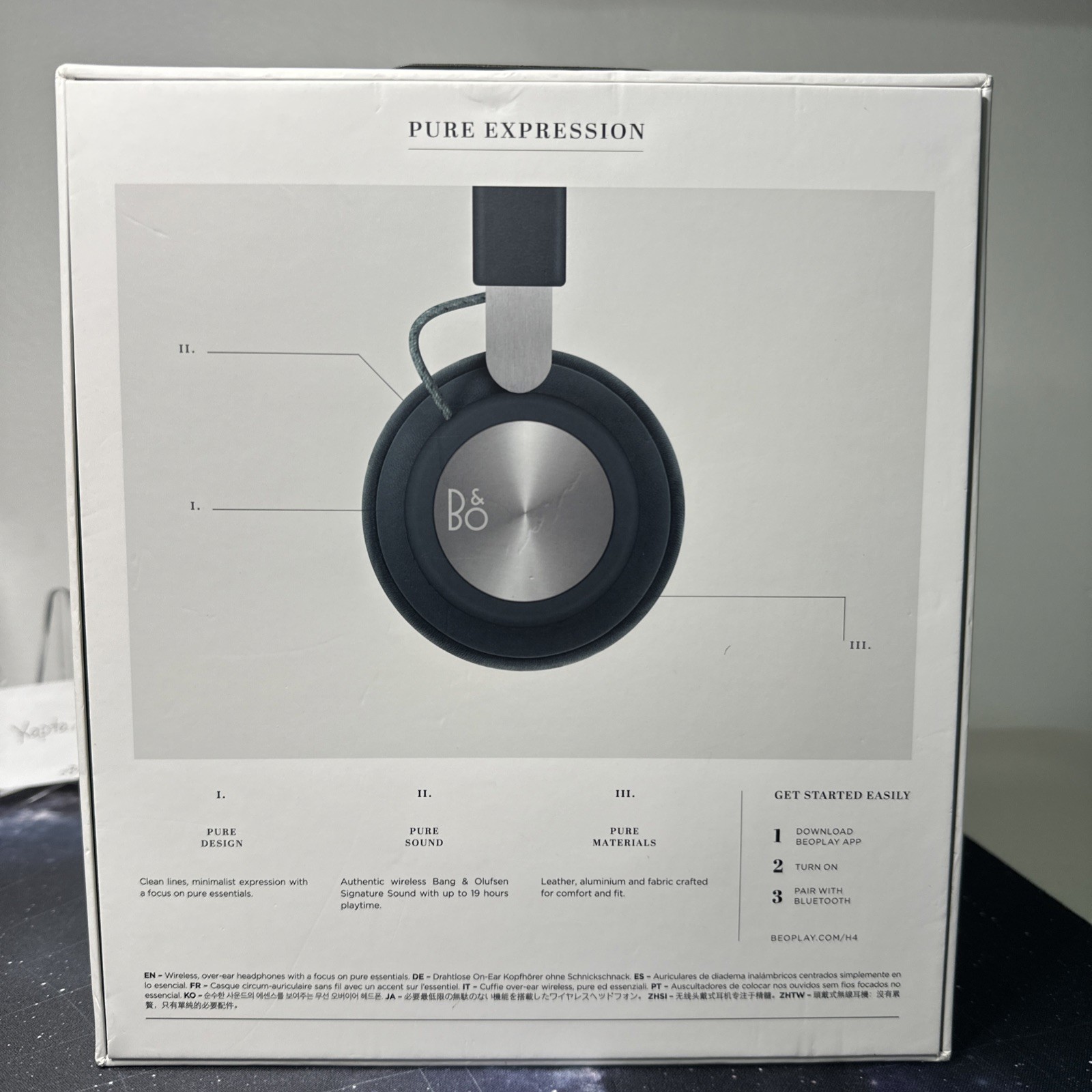 Bang & Olufsen Beoplay H4 – Steel Blue – Bluetooth Headphones – Excellent