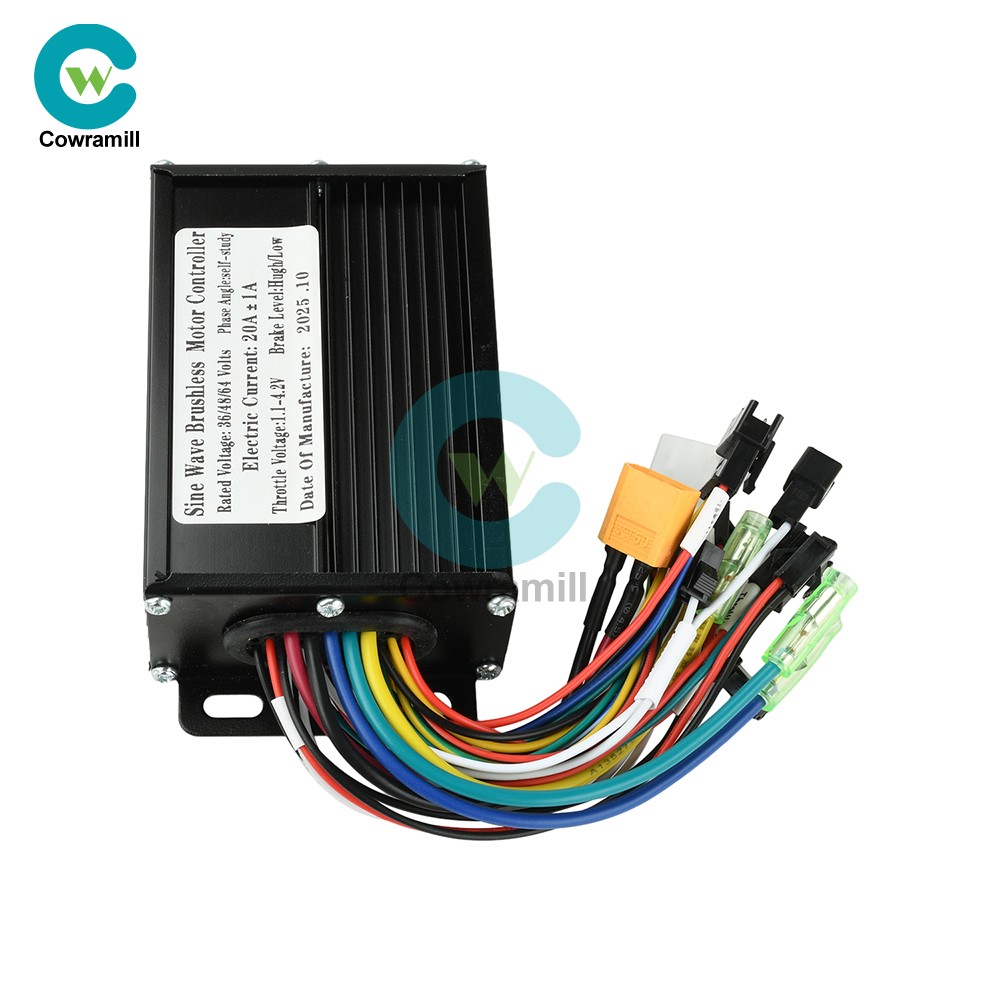 15PCS 36V 48V 20A Sine Wave Brushless Motor Controller 350W-500W