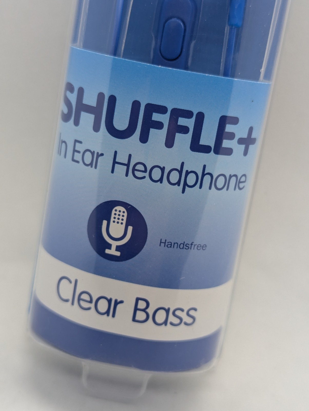 Magnavox Shuffle + In Ear Headphones w/ Handsfree Mic & Music Ctrl, Blue – NEW