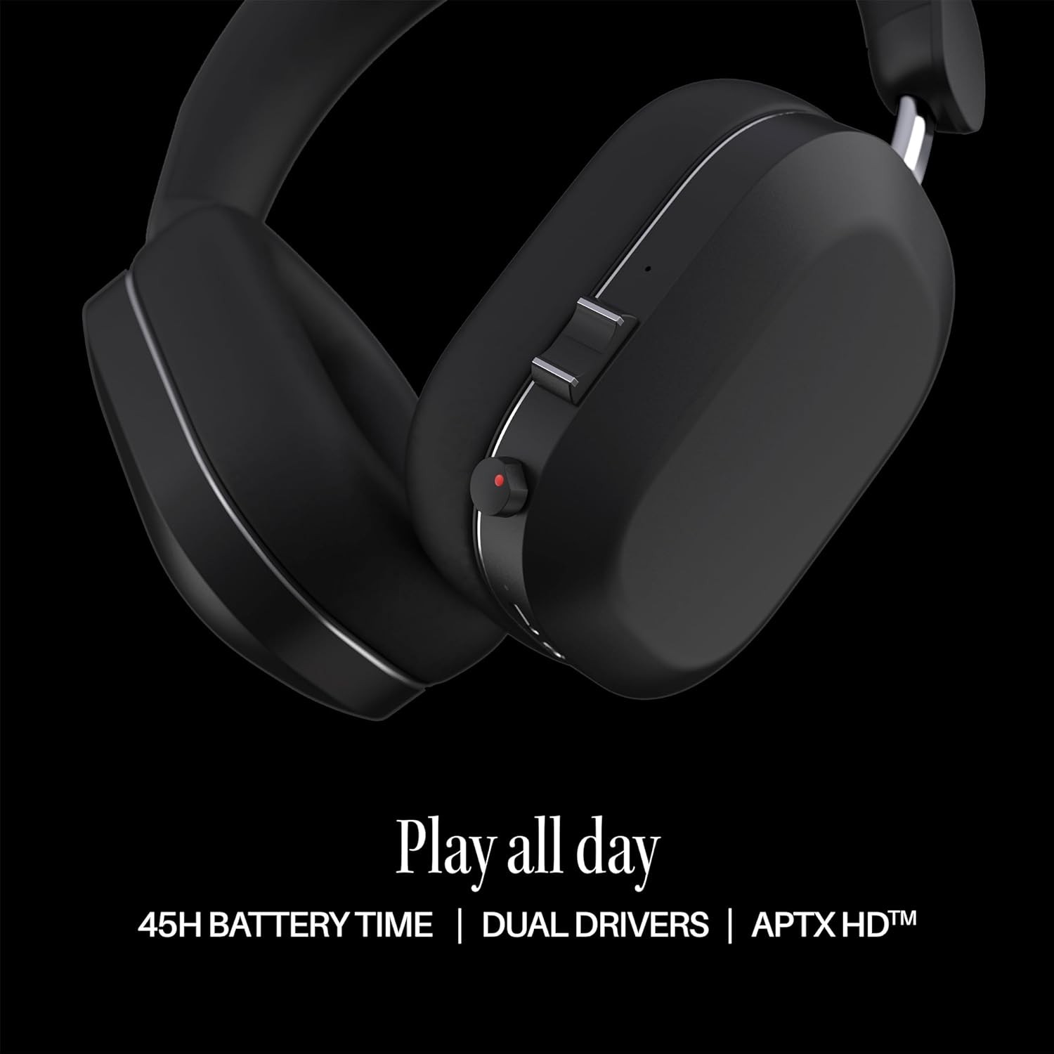 Defunc Mondo Over-Ears Wireless Headphones with Optional Cable – 45H of Active P