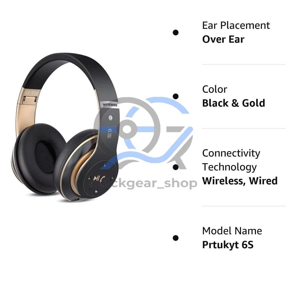 Wireless Headphones Bluetooth Noise Cancelling Stereo Earphones Over Ear Headset