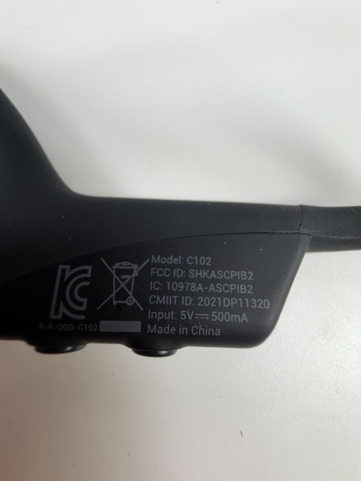 SHOKZ OPENCOMM Bone Conduction Bluetooth Headset with Boom Mic – Working