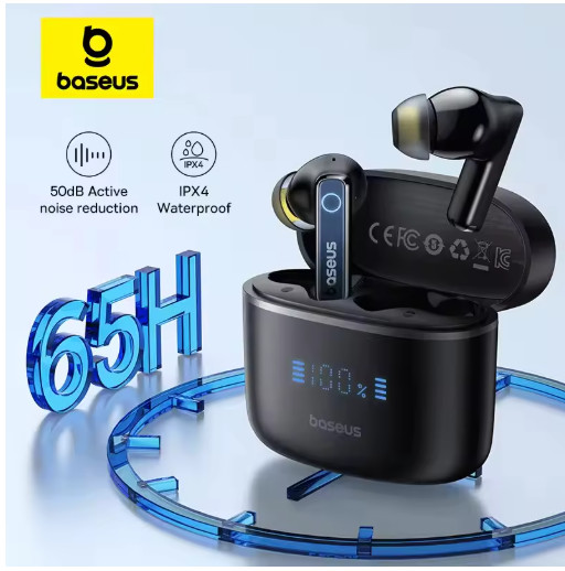 Baseus Bowie 30 Wireless Earphones 50dB Noise Reduction 65Hrs Long Playtime