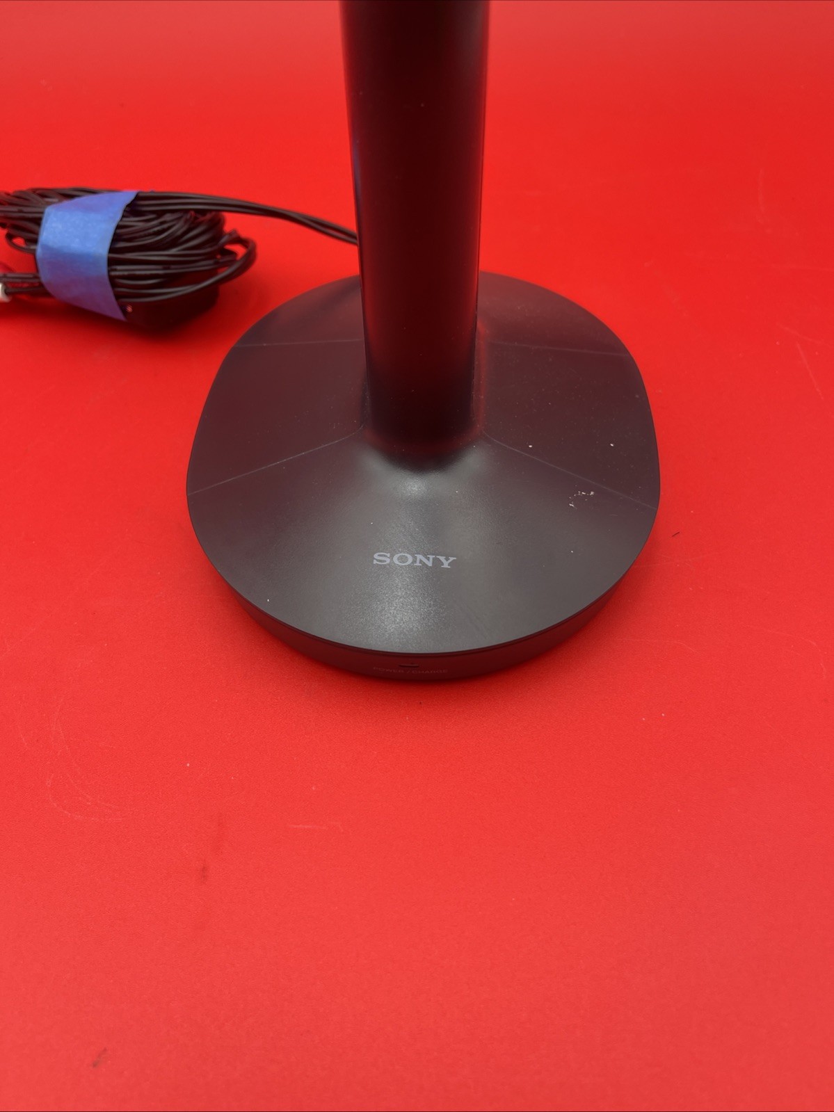 SONY WH-RF400 Wireless Headphones Transmitter Charging Base and Power Supply ON
