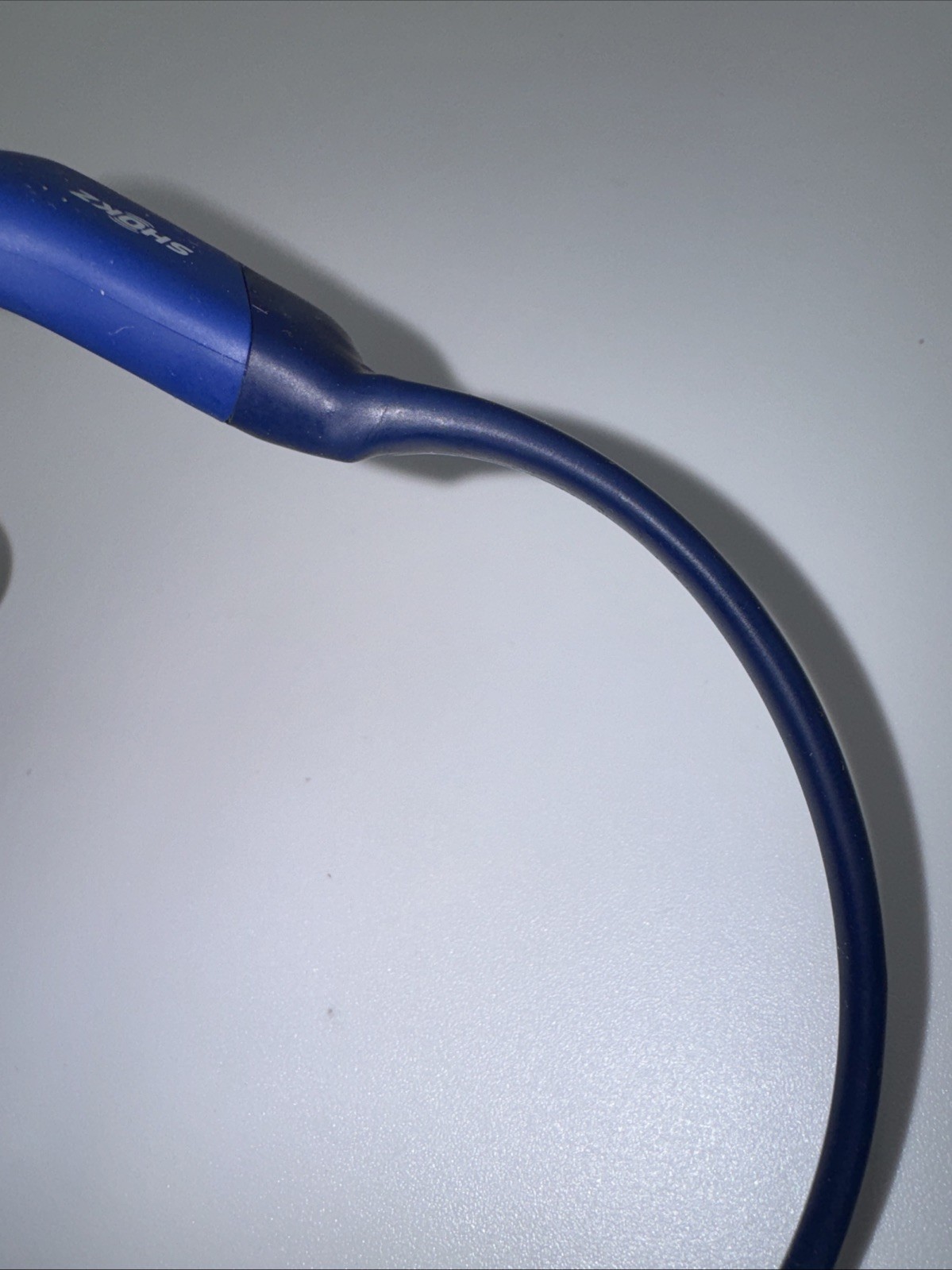 Shokz OpenRun S803 Bone Conduction Headphones Blue – Broken Right Side – Parts
